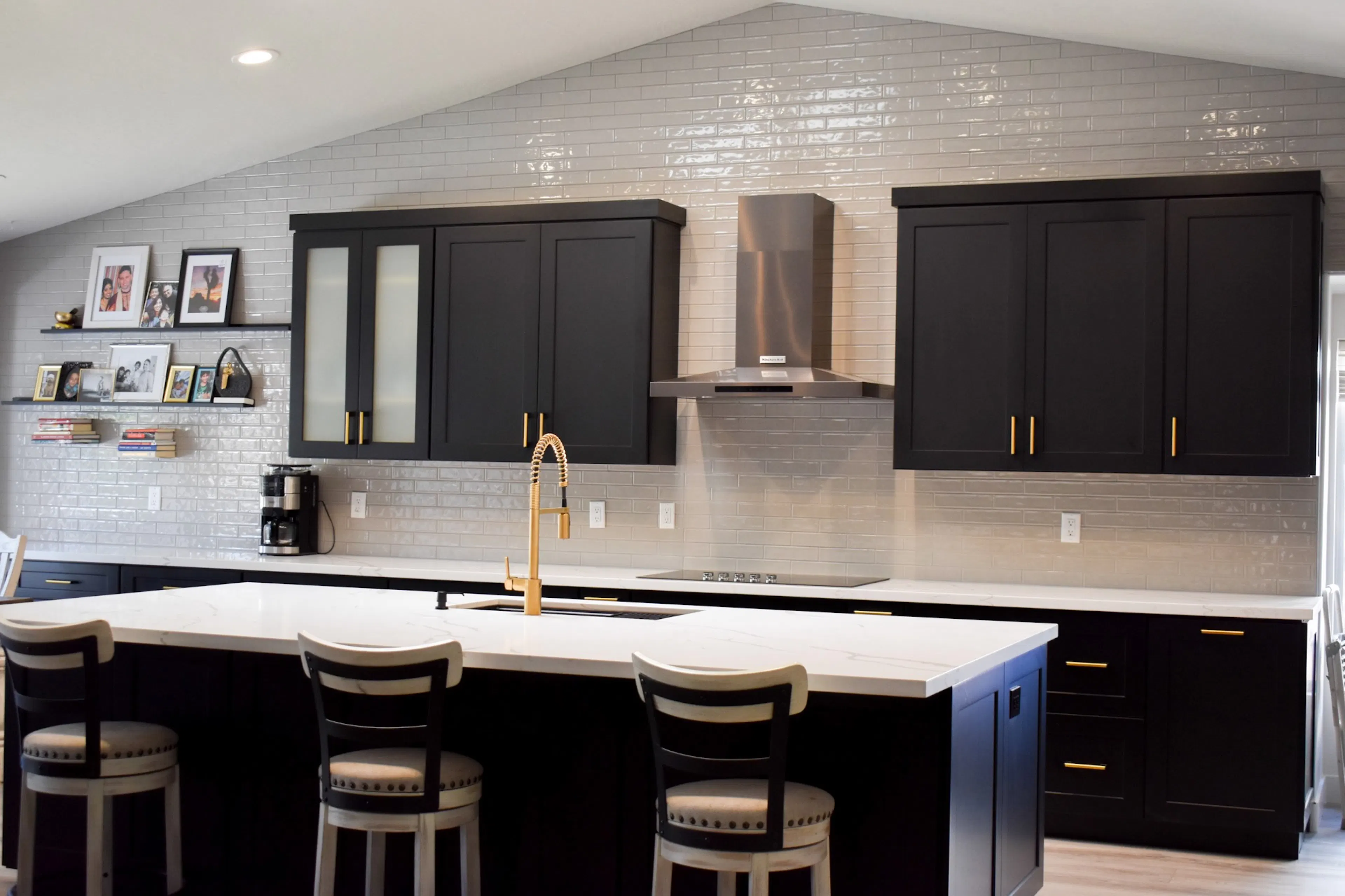 Elements 48 kitchen remodeling project photograph.