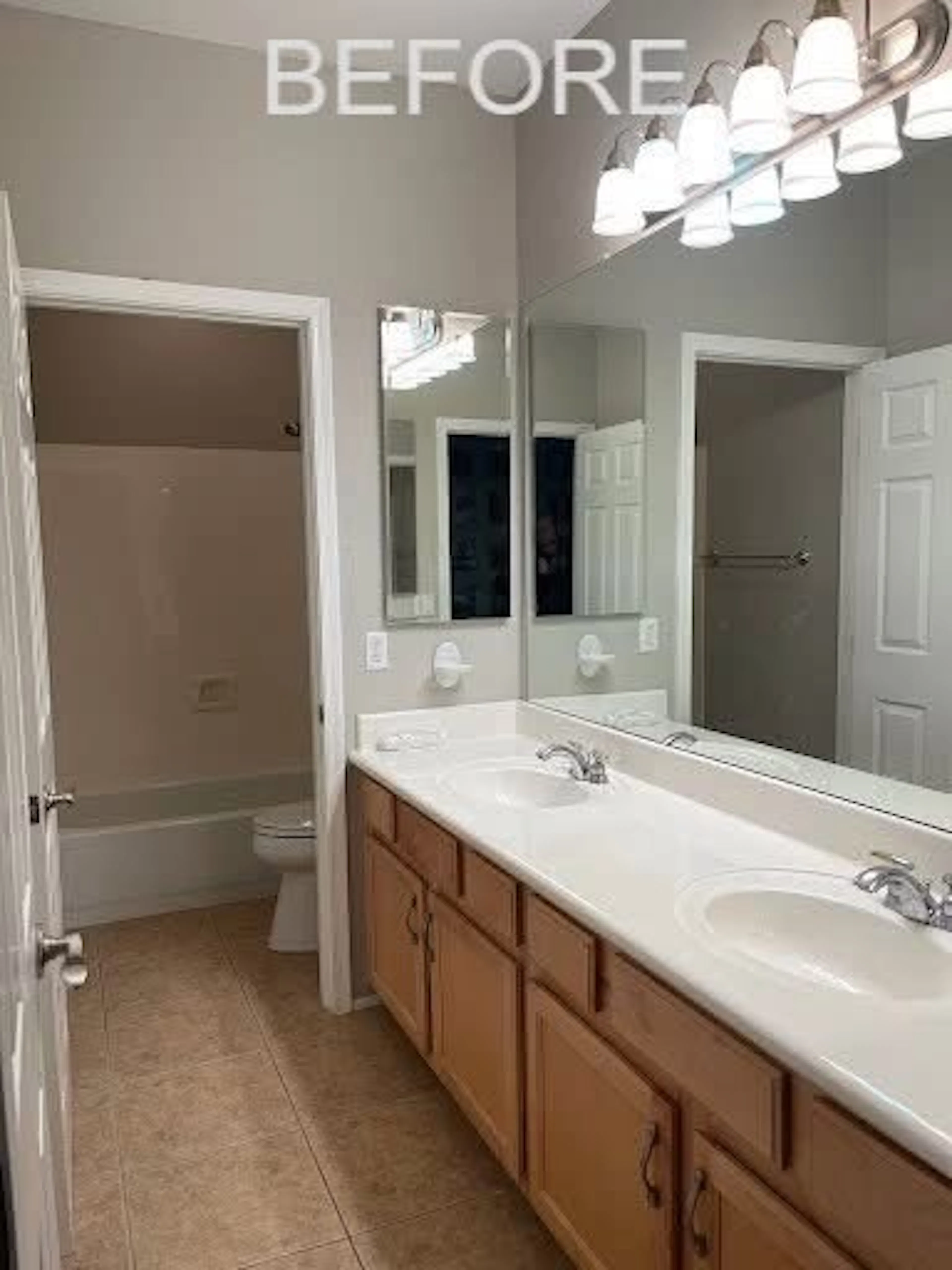 Elements 48 bathroom remodeling project photograph.