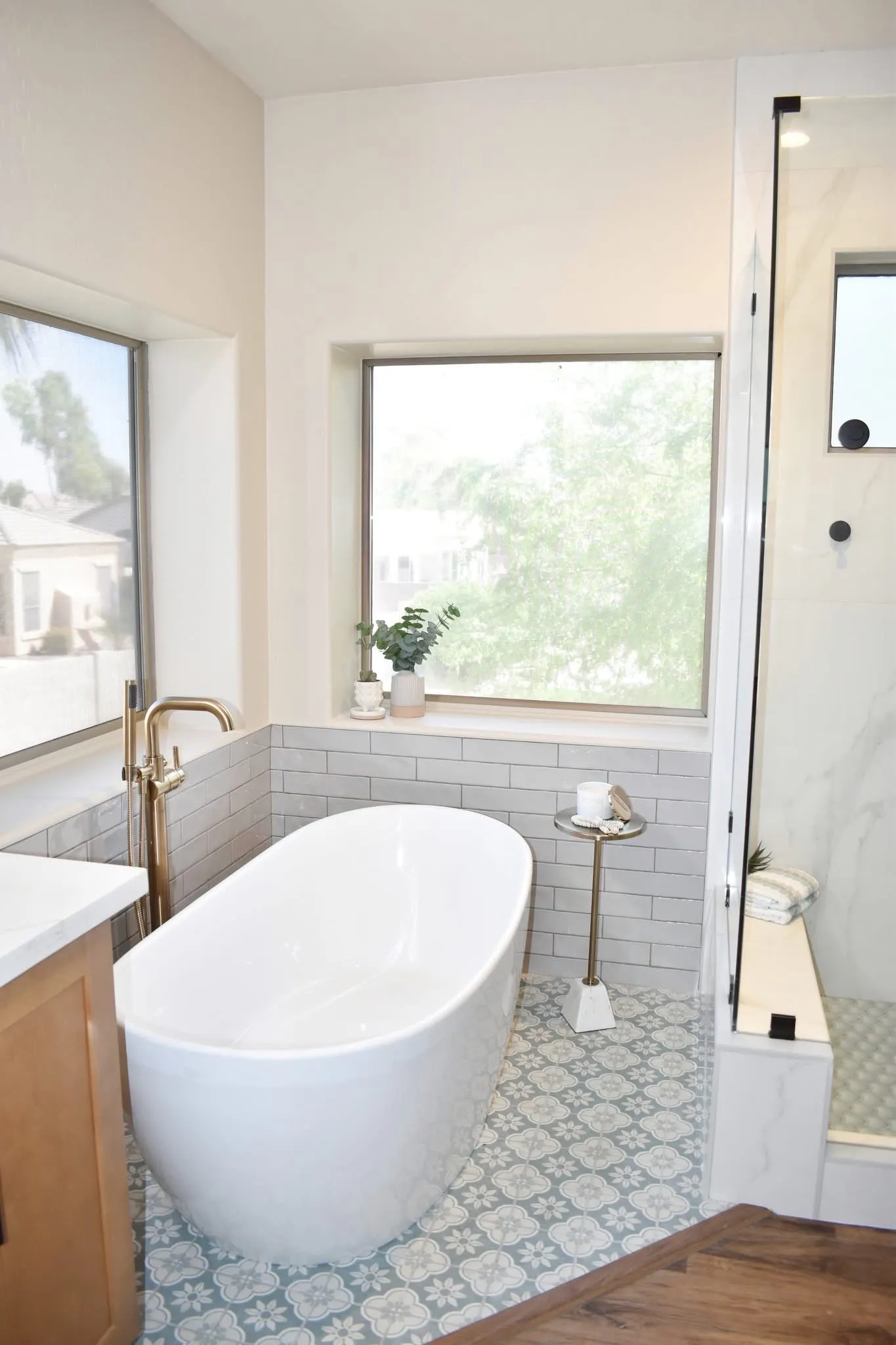 Elements 48 bathroom remodeling project photograph.