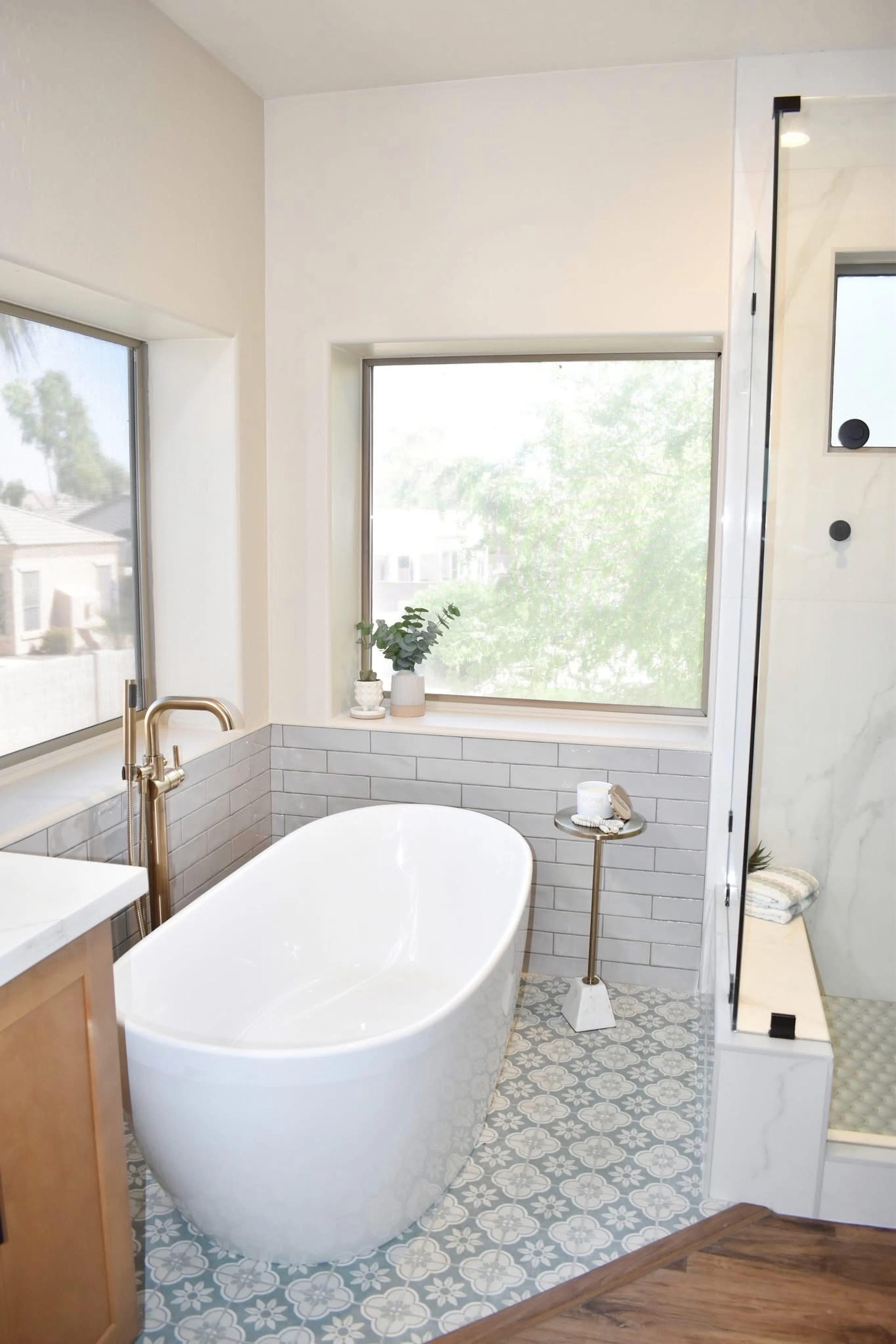 Elements 48 bathroom remodeling project photograph.