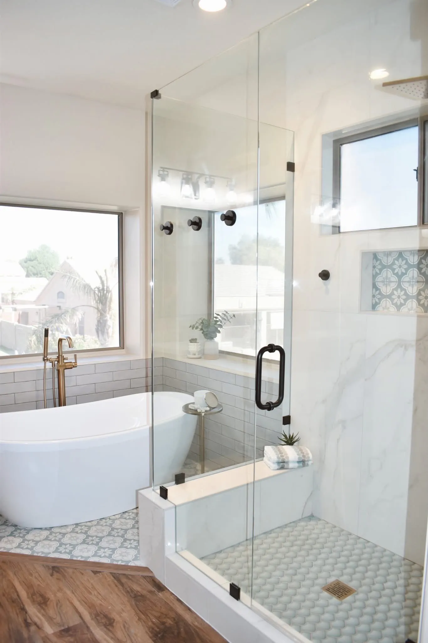 Elements 48 bathroom remodeling project photograph.