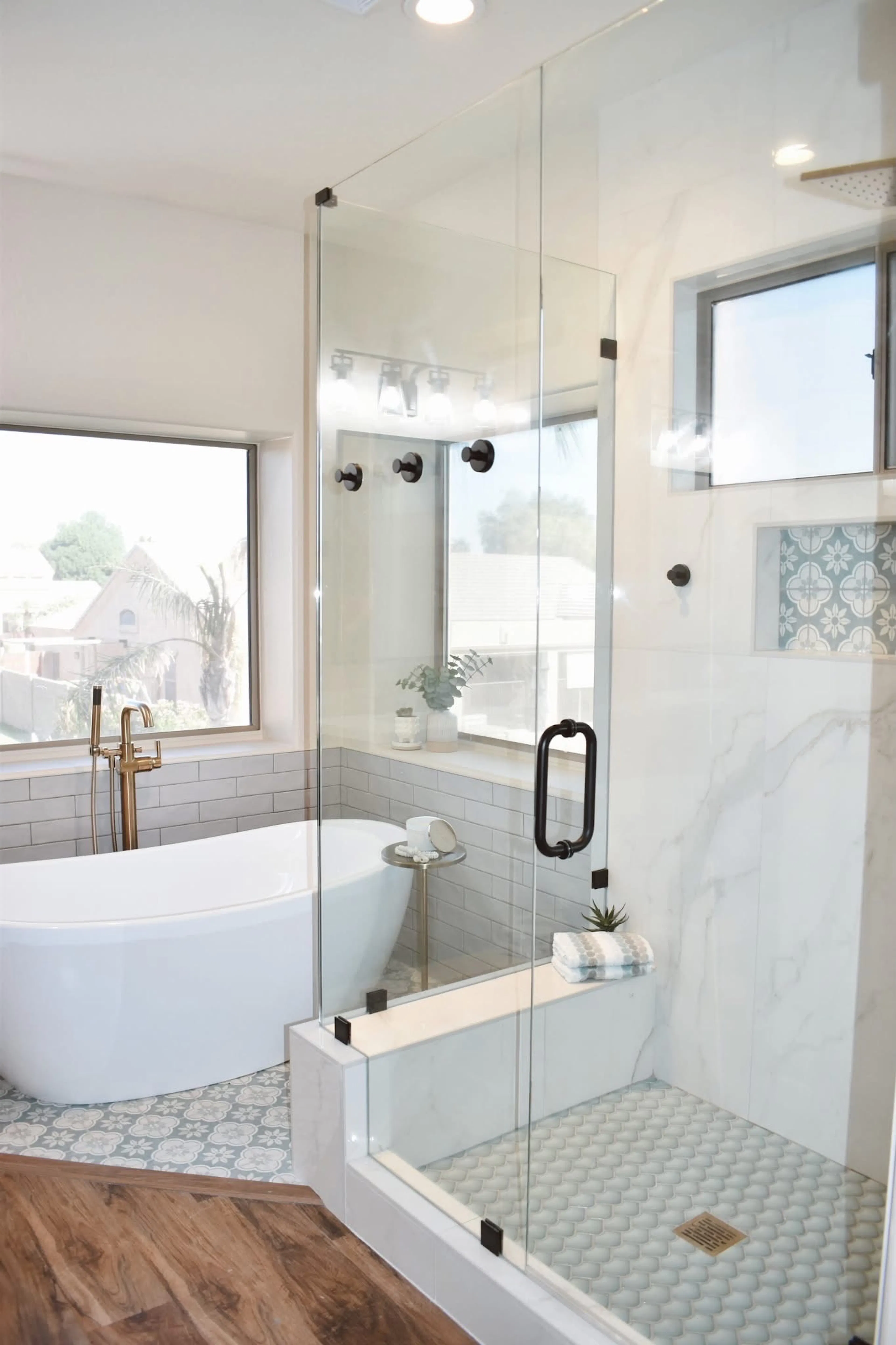 Elements 48 bathroom remodeling project photograph.
