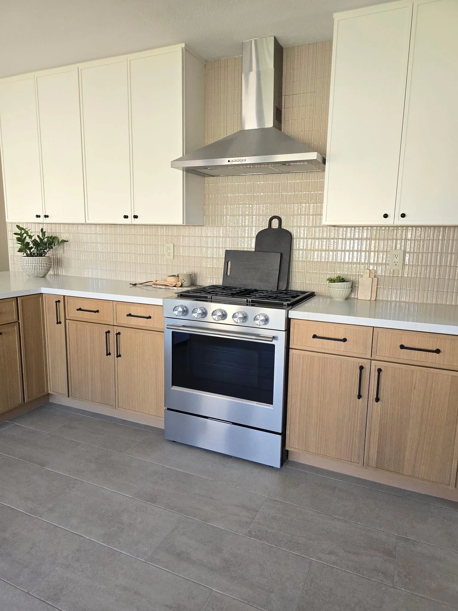 Elements 48 kitchen remodeling project photograph.