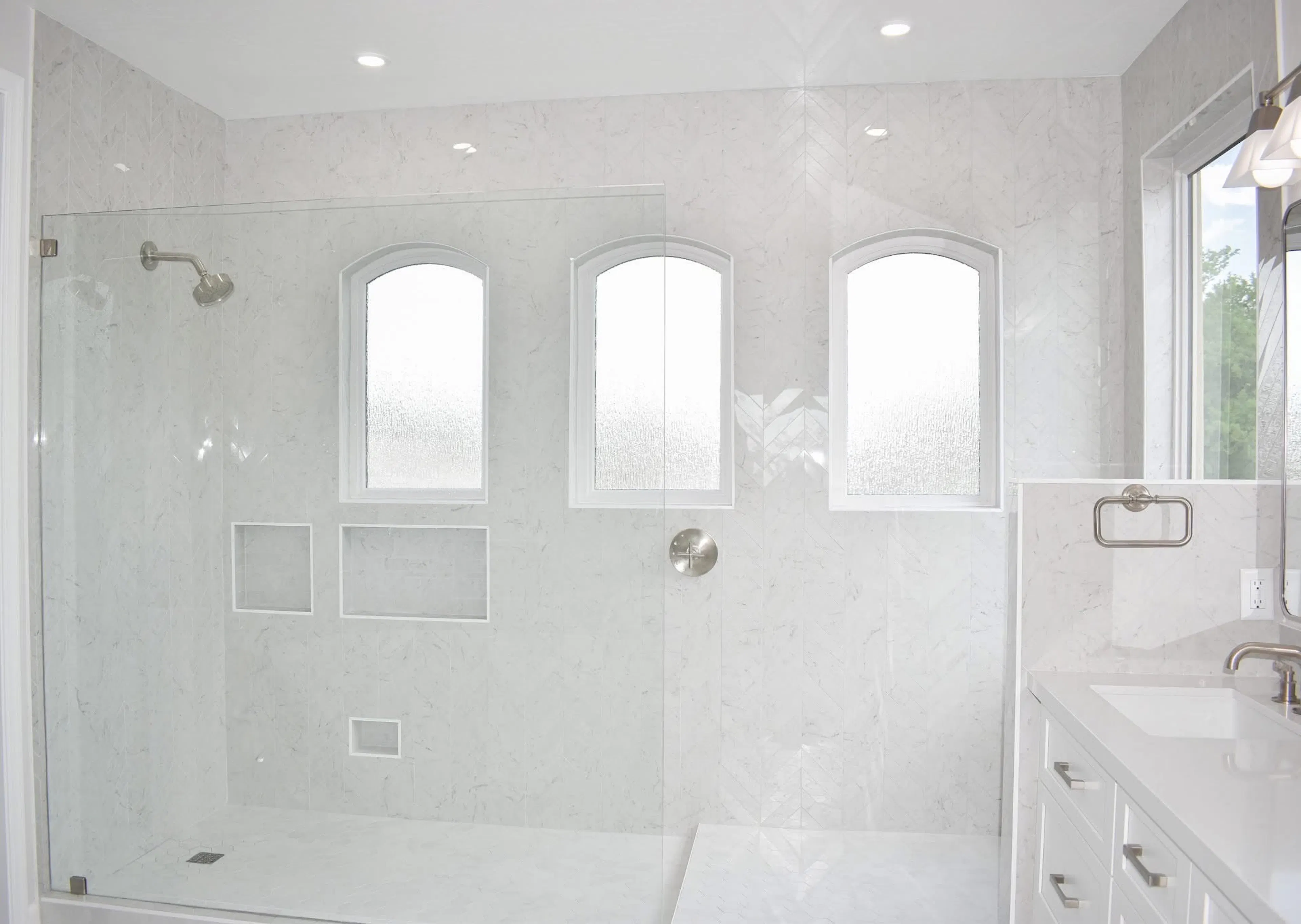 Elements 48 bathroom remodeling project photograph.