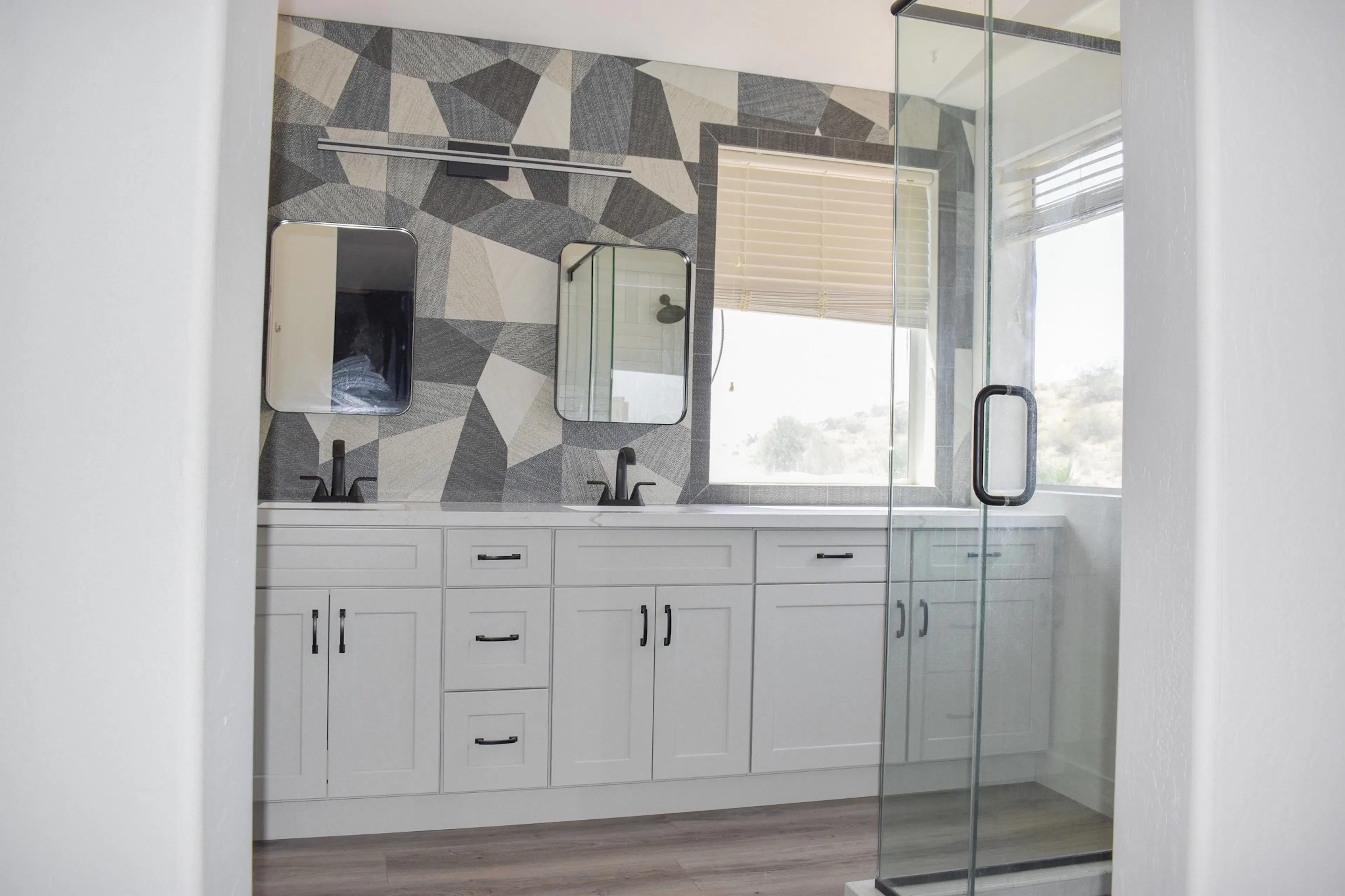 Elements 48 bathroom remodeling project photograph.