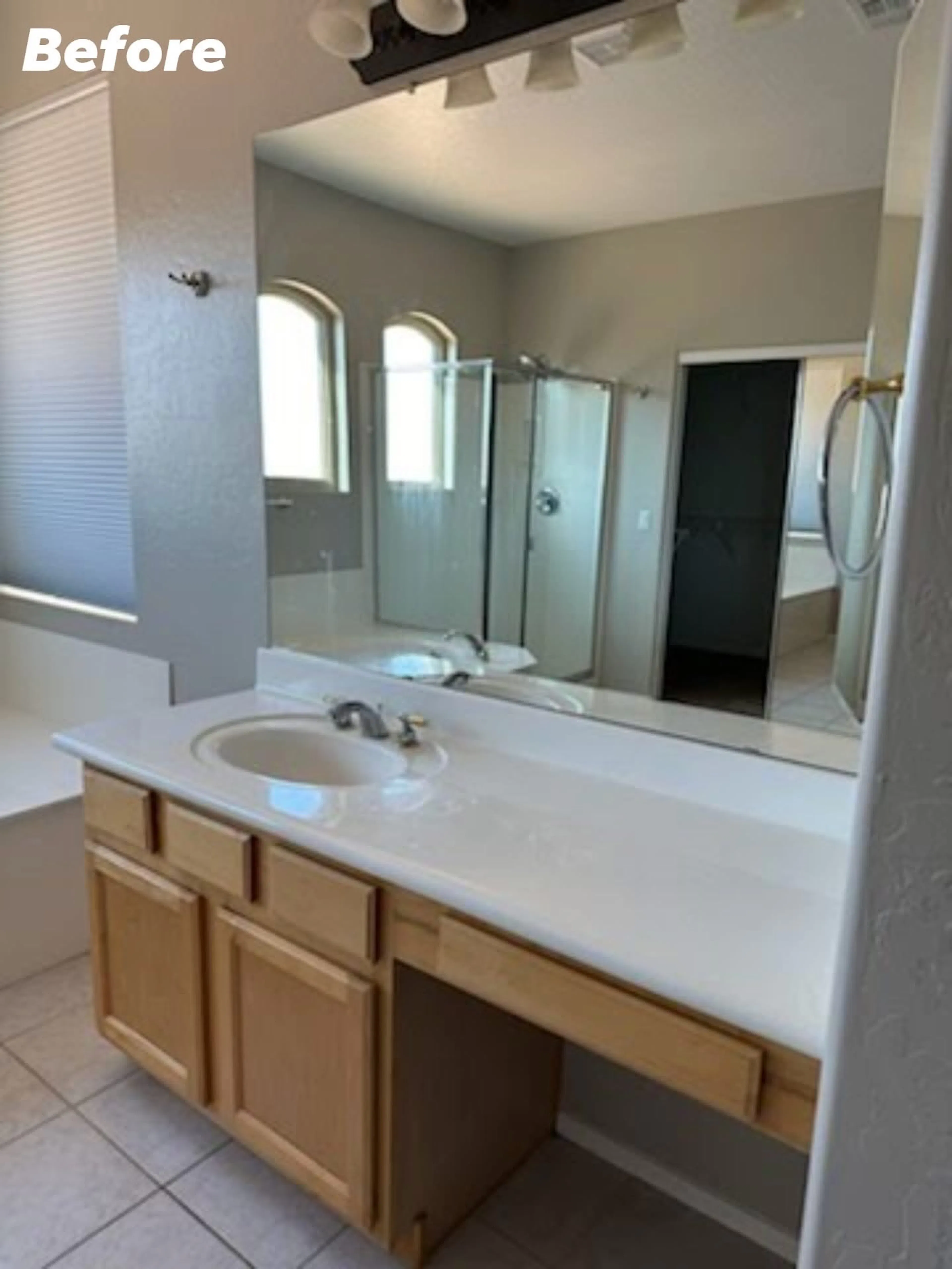 Elements 48 bathroom remodeling project photograph.
