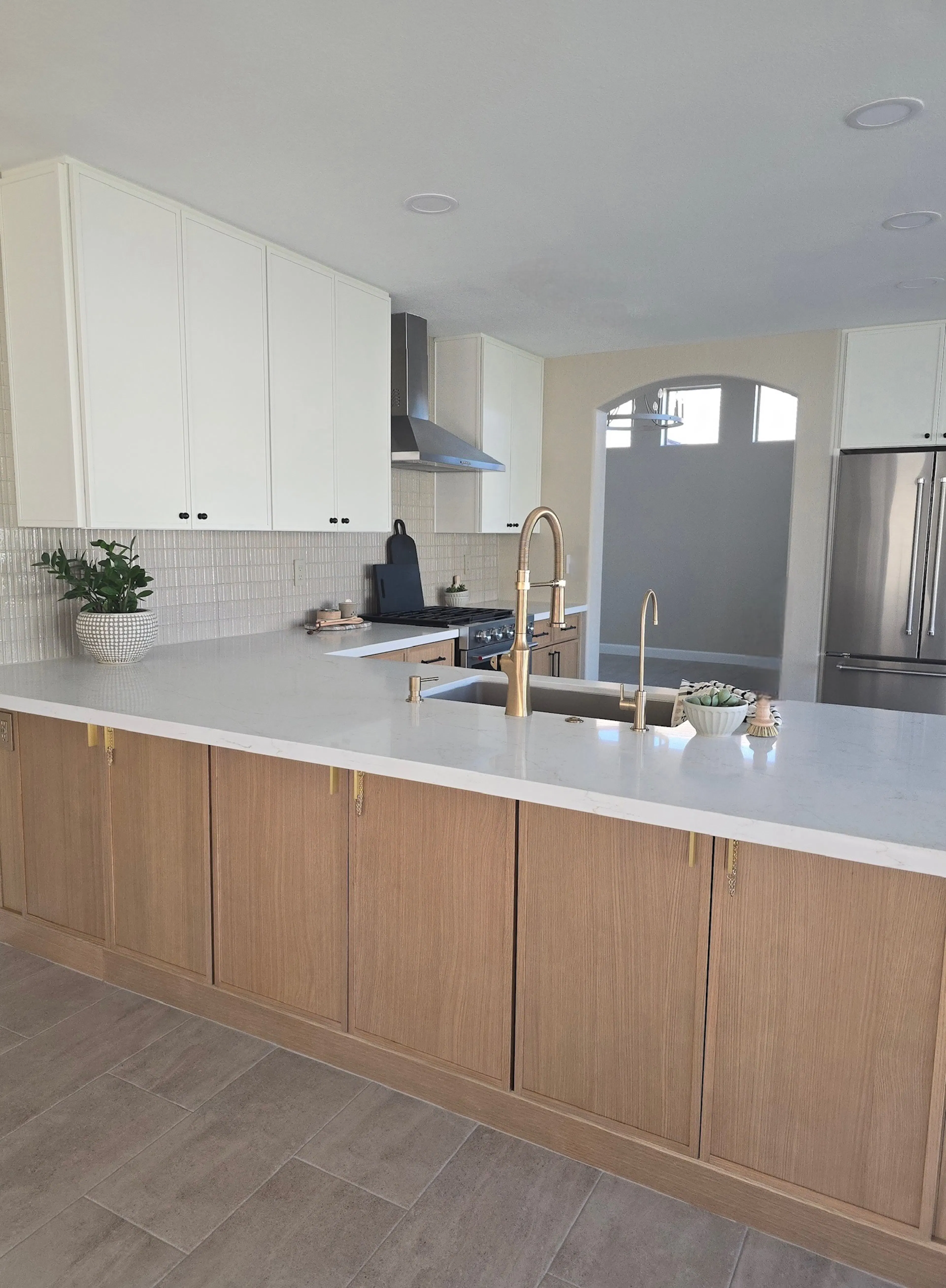 Elements 48 kitchen remodeling project photograph.
