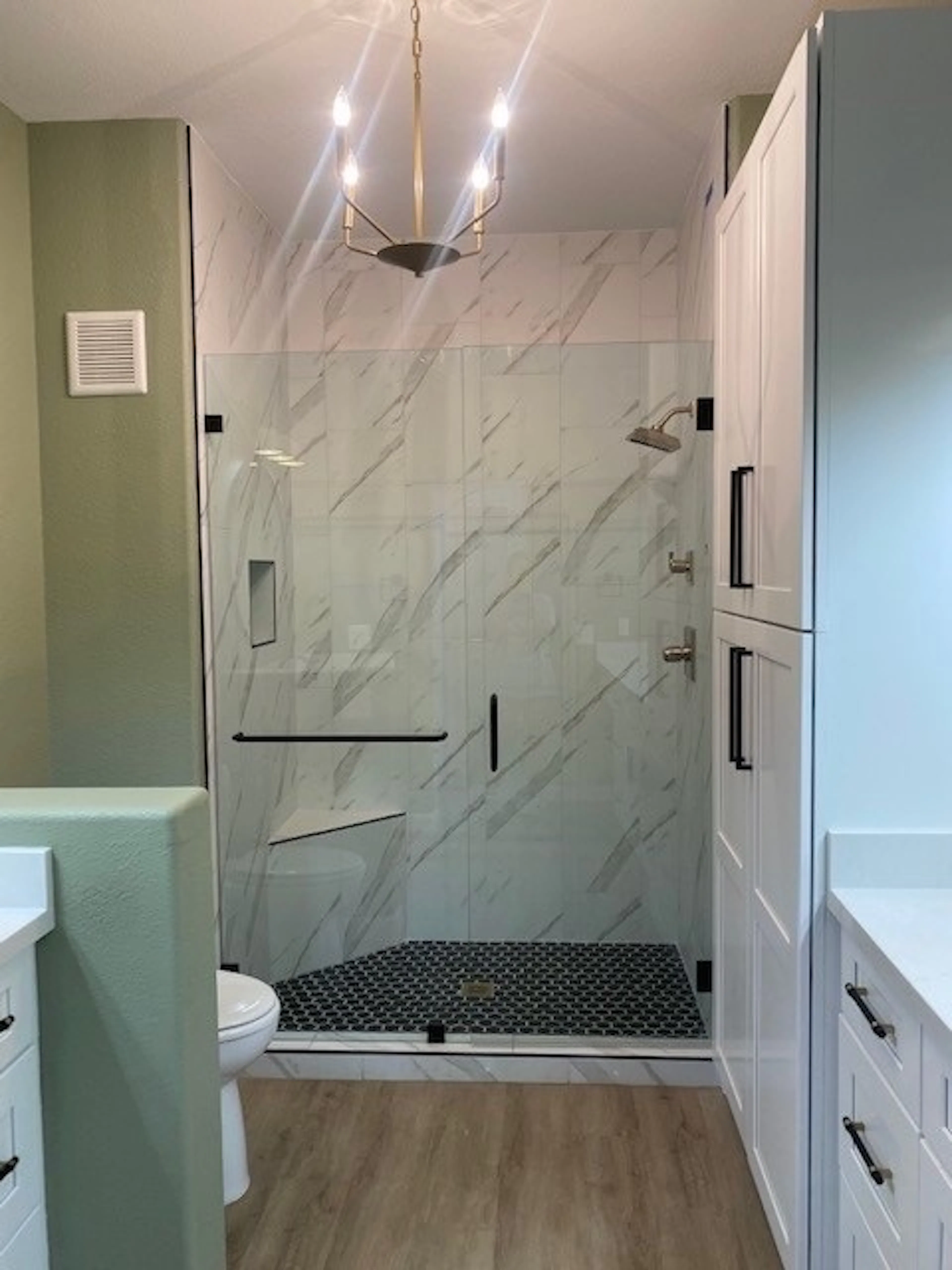 Elements 48 bathroom remodeling project photograph.
