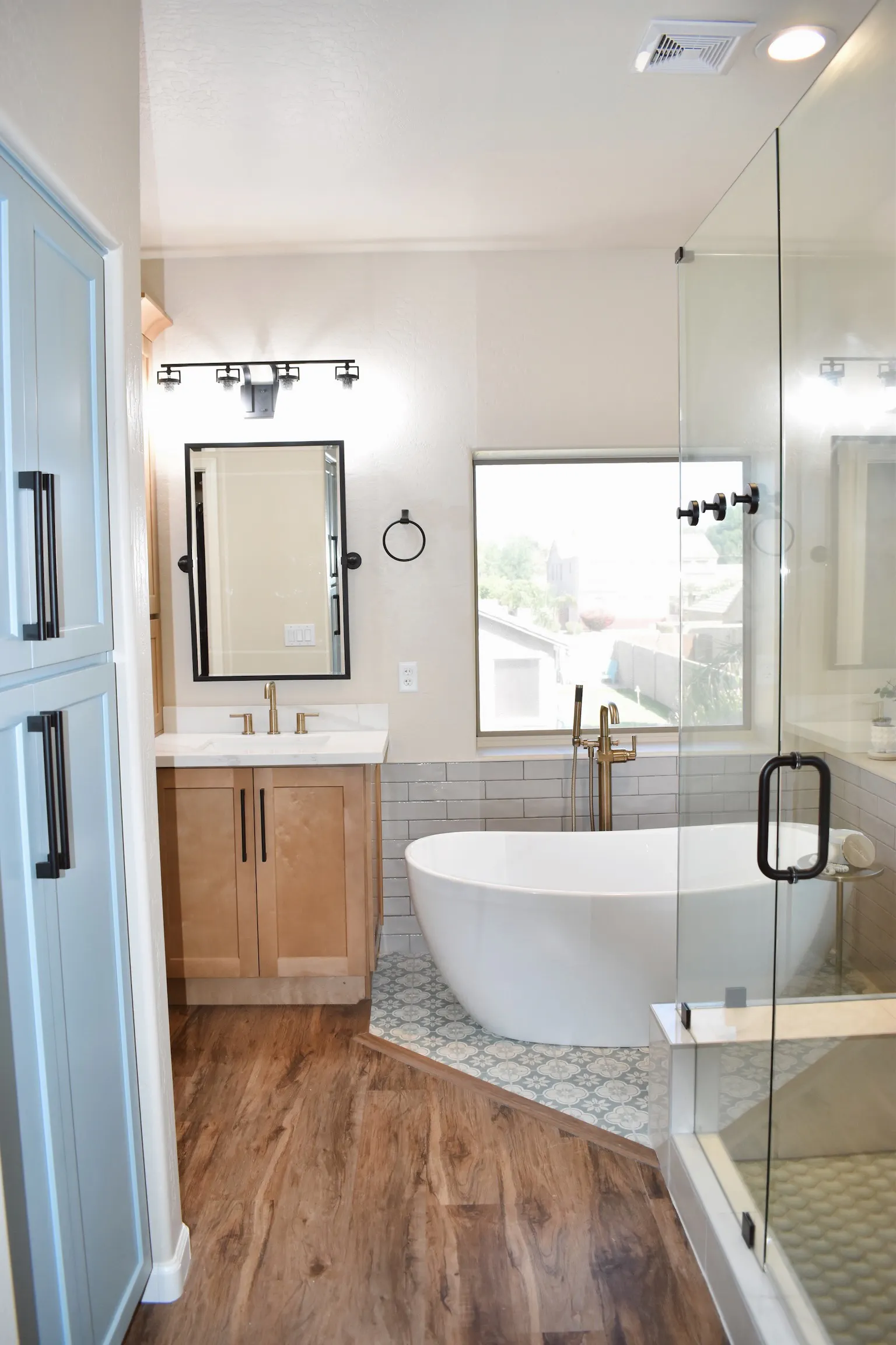 Elements 48 bathroom remodeling project photograph.
