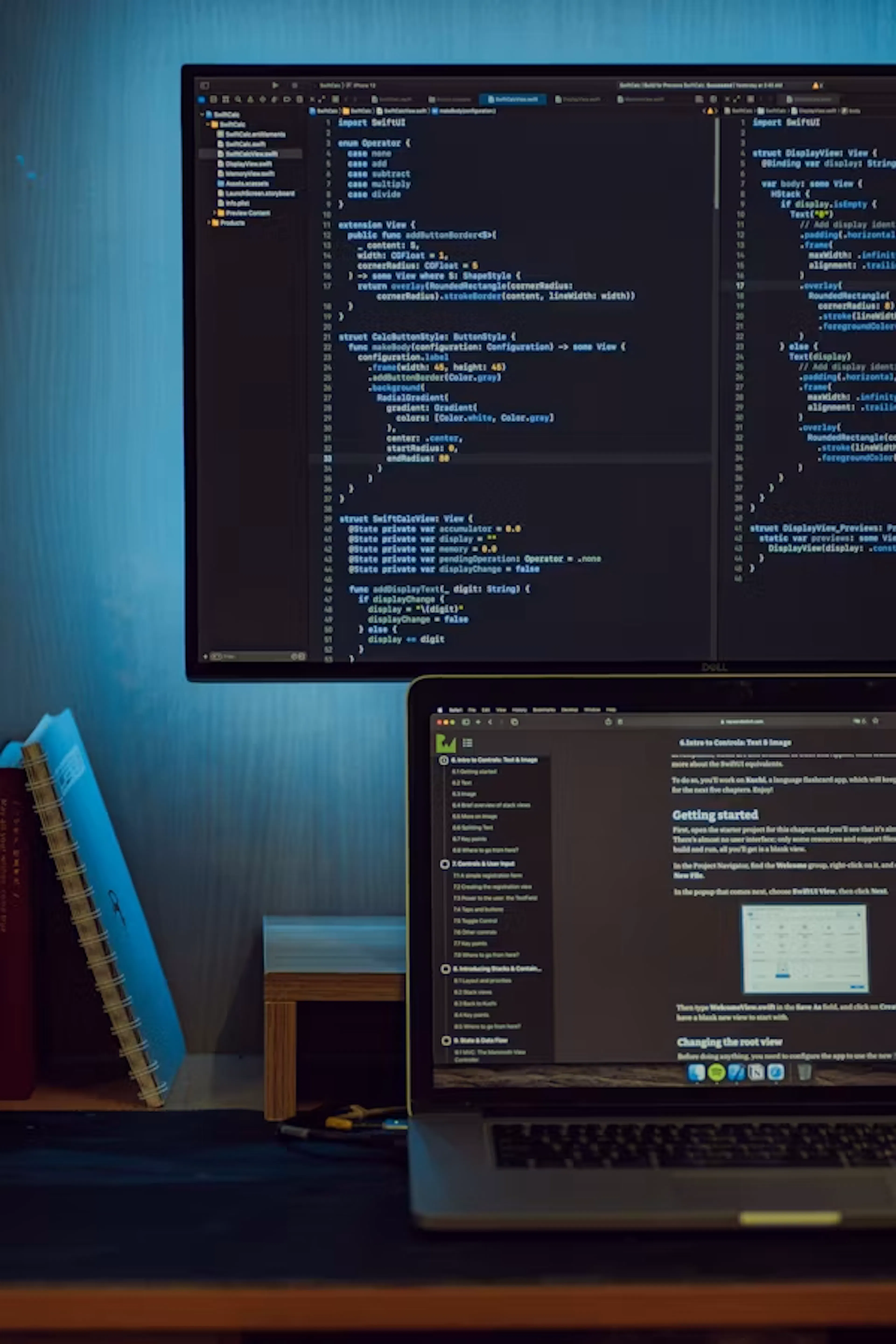 writing next js code