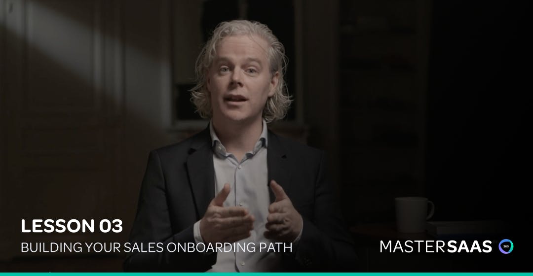How to build your sales onboarding path