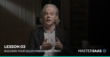 Sales Onboarding Process google mastersaas