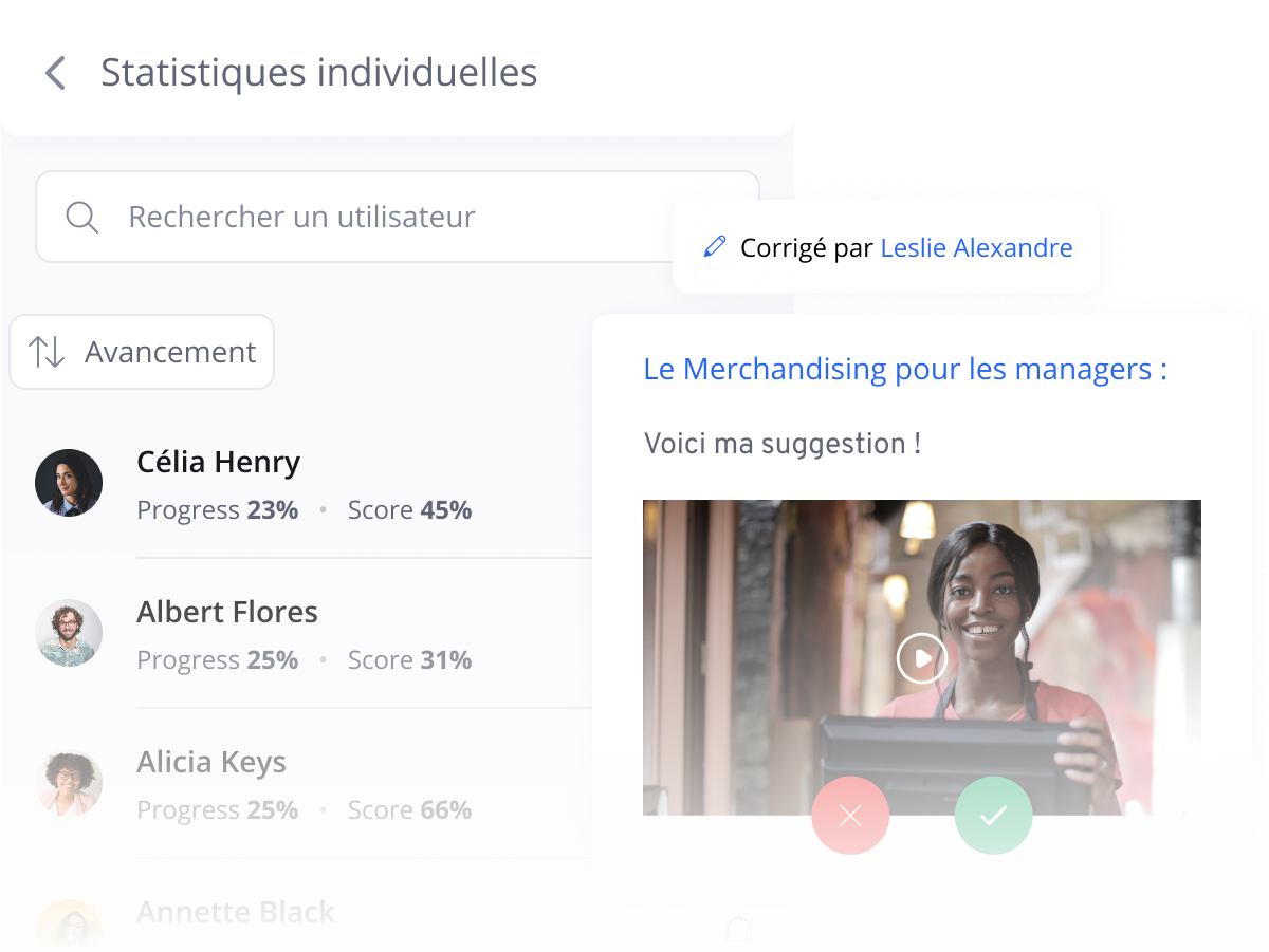 Solution pour la formation terrain