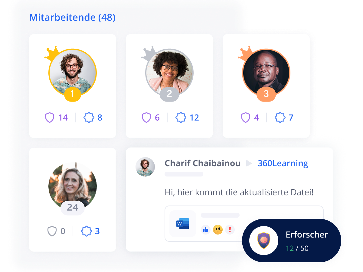 Leaderboard und Gamification | 360Learning