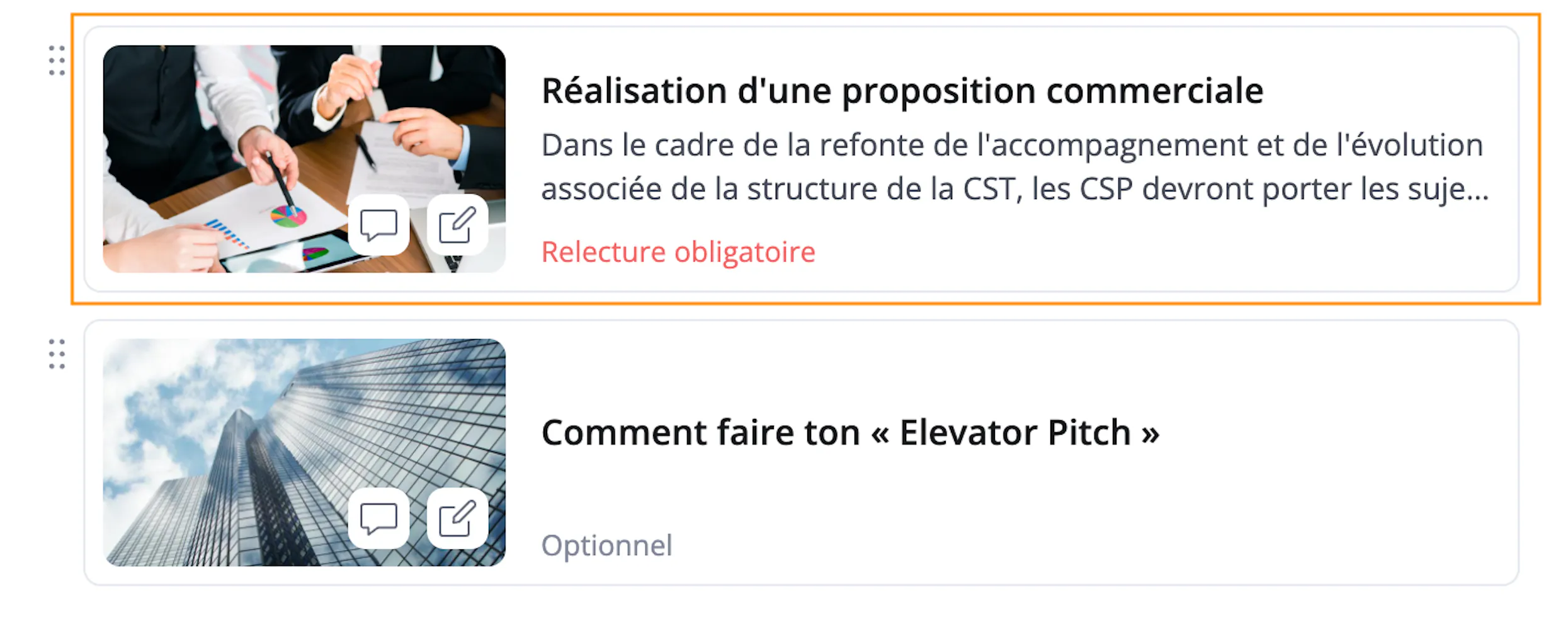 Chemins - Relecture obligatoire dans les chemins