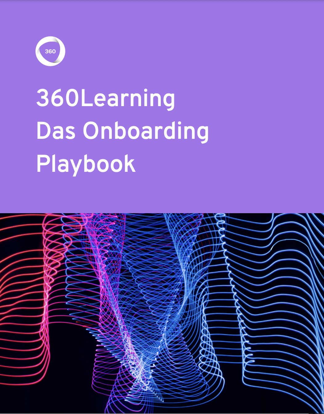 Onboarding Playbook E-Book Cover | 360Learning