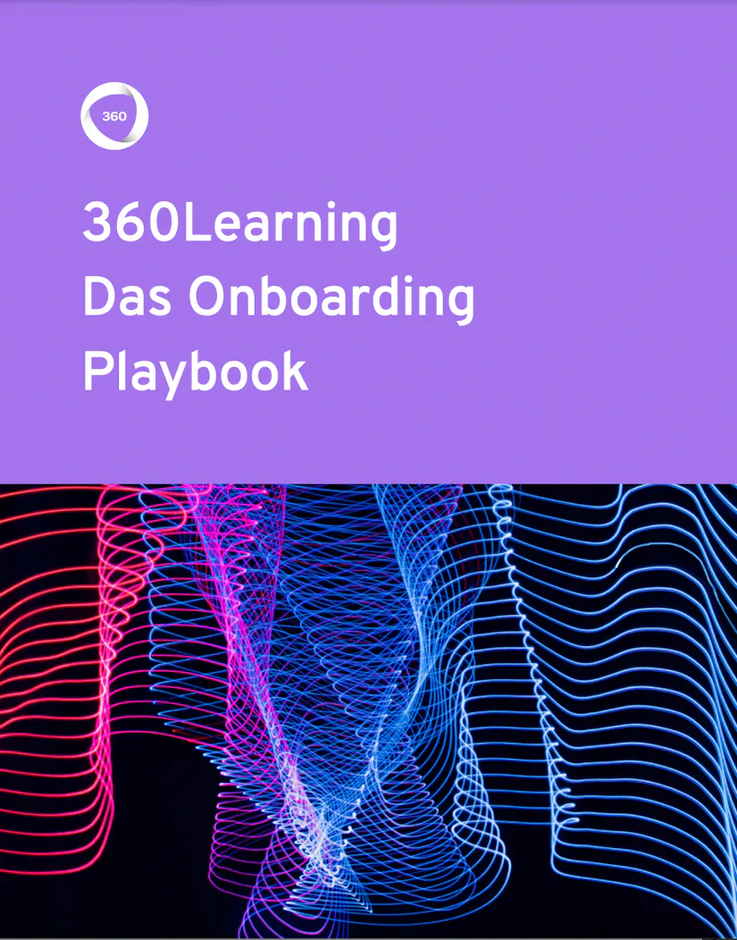 Onboarding Playbook E-Book Cover | 360Learning