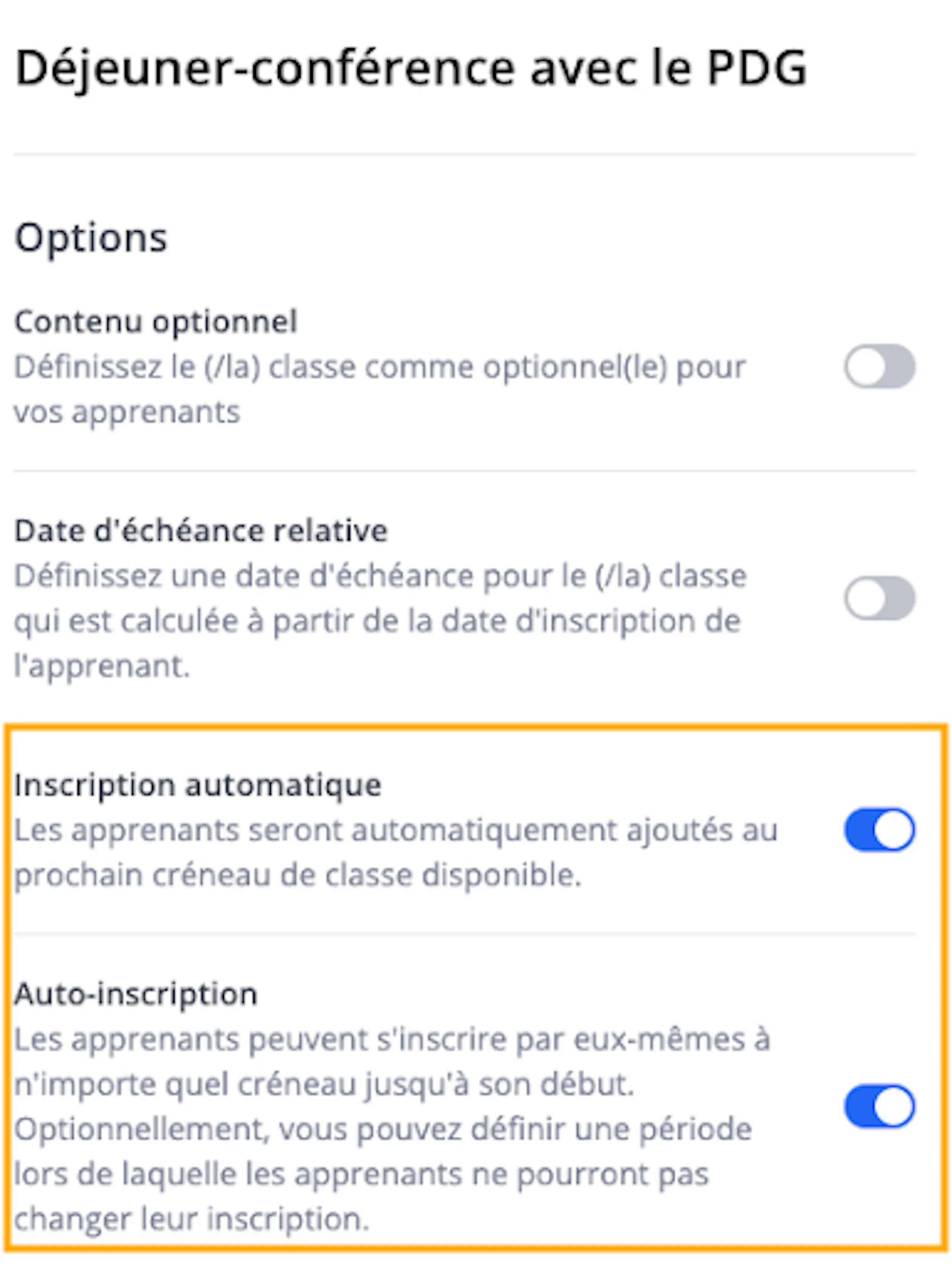 Inscription autonome vs inscription automatique | 360Learning