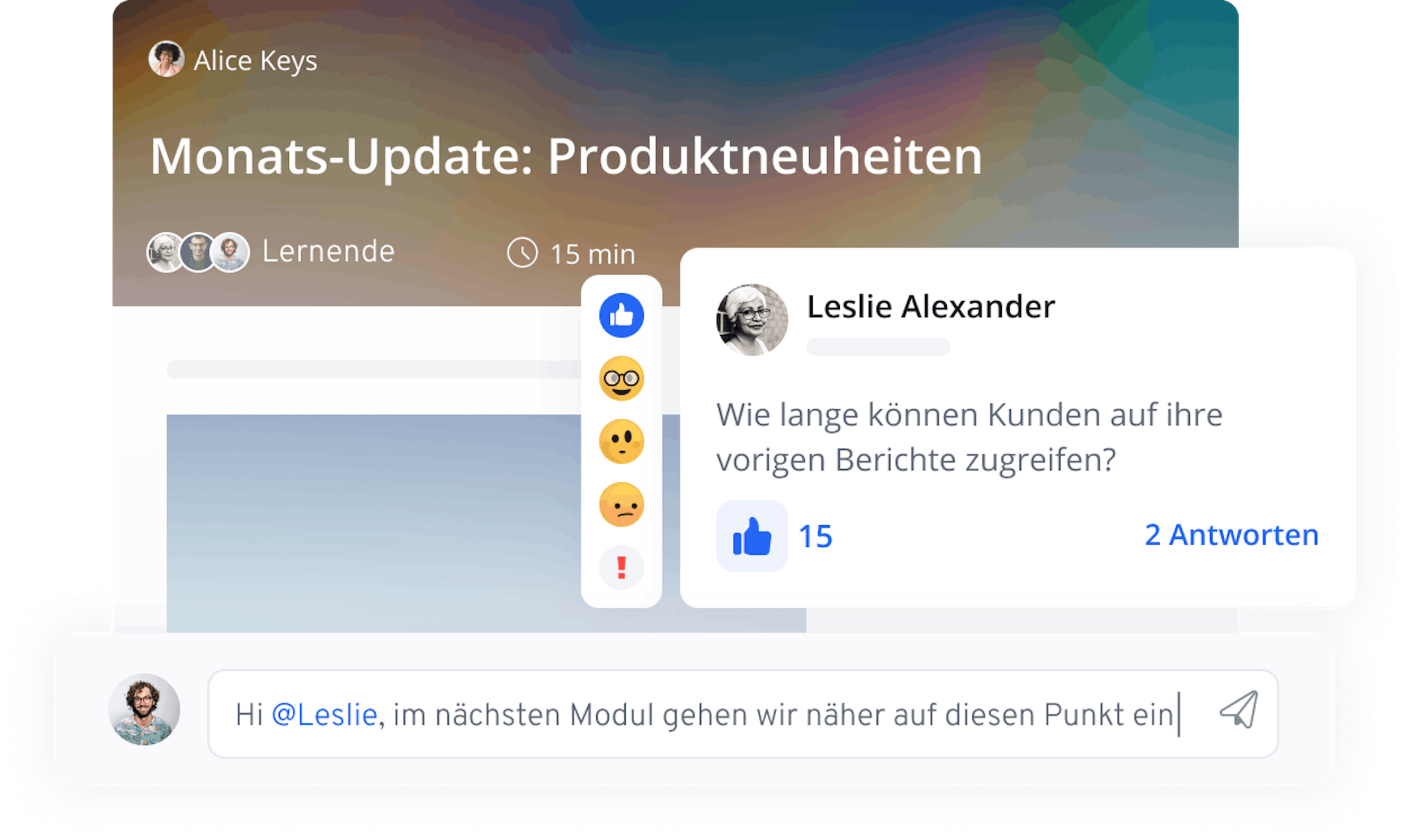Mit der E-Learning-Software werden neue Kurse automatisch zugewiesen - wie hier im E-Learning-Tool von 360Learning.