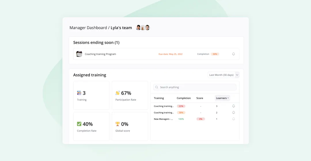 Product Update: Manager Dashboard Updates, Audit-Proof Attendance Data, and More Collaborative Learning Features
