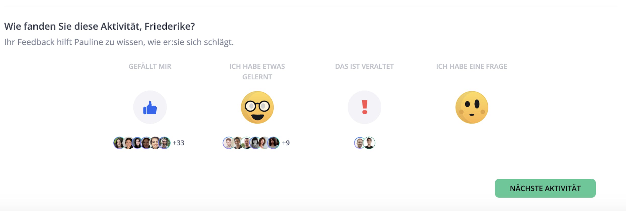 Reaktionen