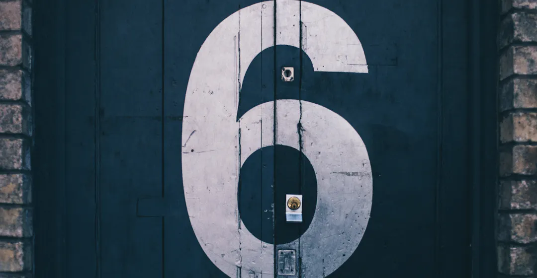 number six representing sales training strategies