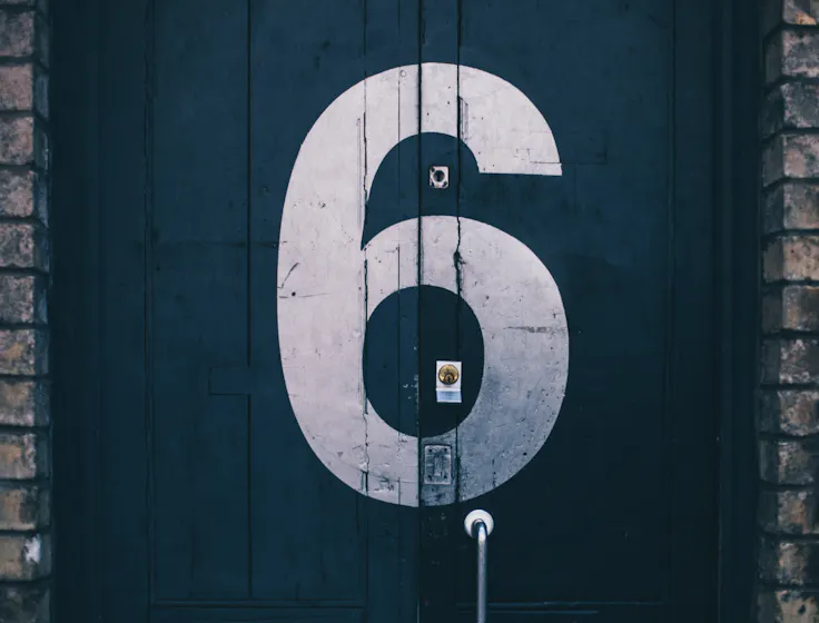number six representing sales training strategies