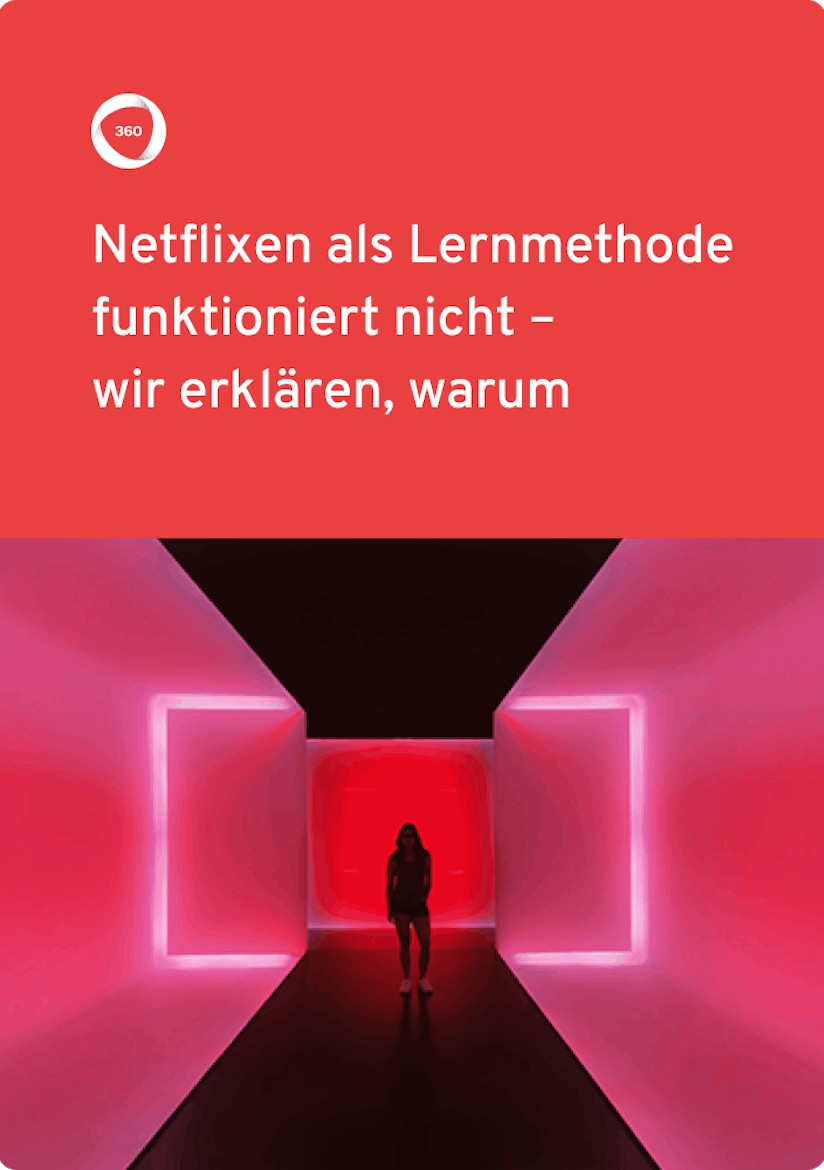 Netflixen als Lernmethode funktioniert nicht | 360Learning