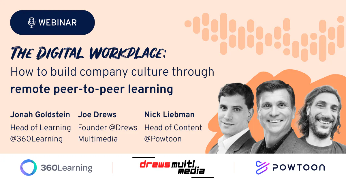 How to Build Company Culture Through Remote Peer-to-Peer Learning I ...