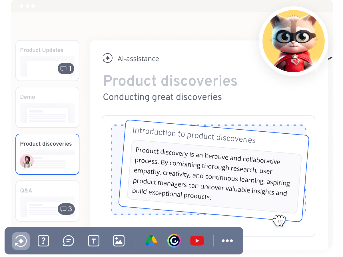 Creating courses is easy with 360Learning’s AI-powered authoring tool