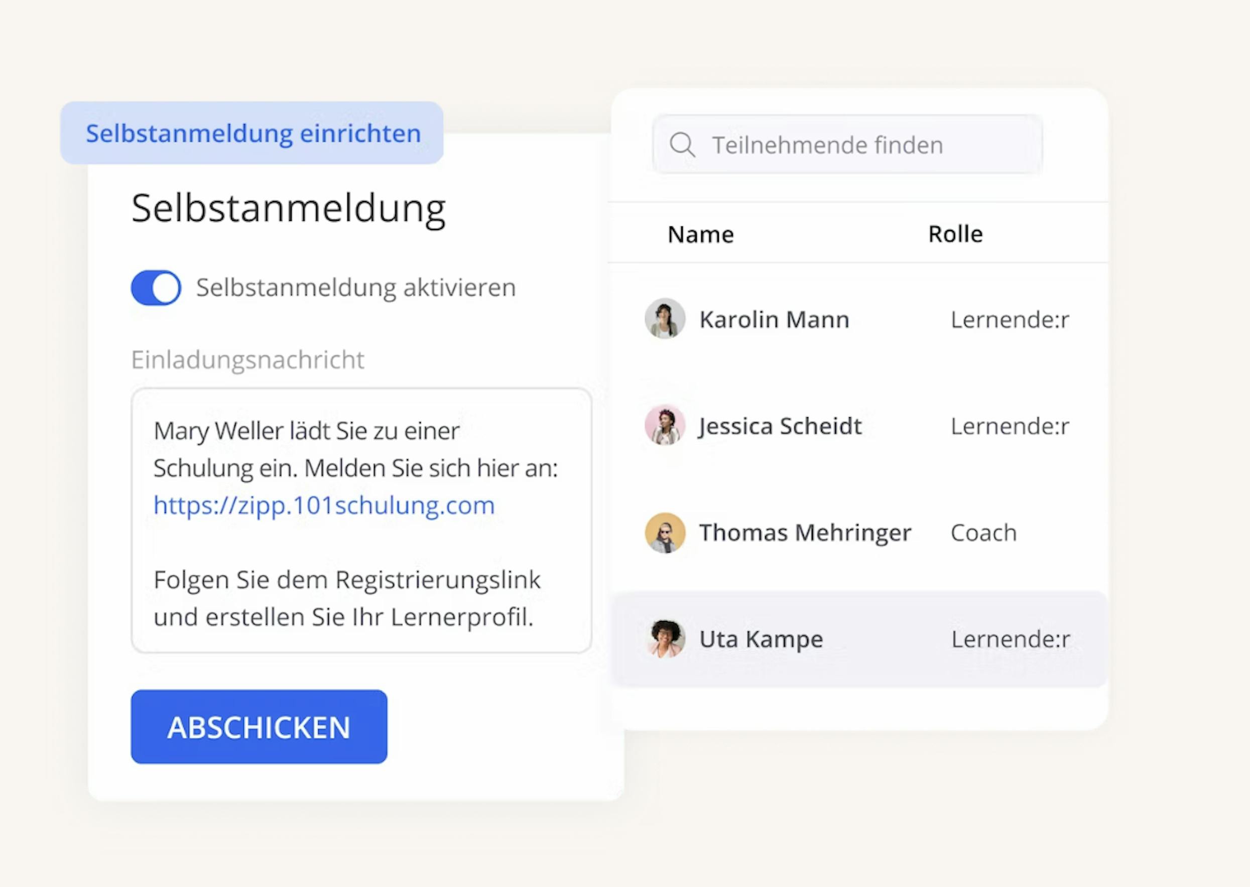 Kundentraining Selbstanmeldung | 360Learning