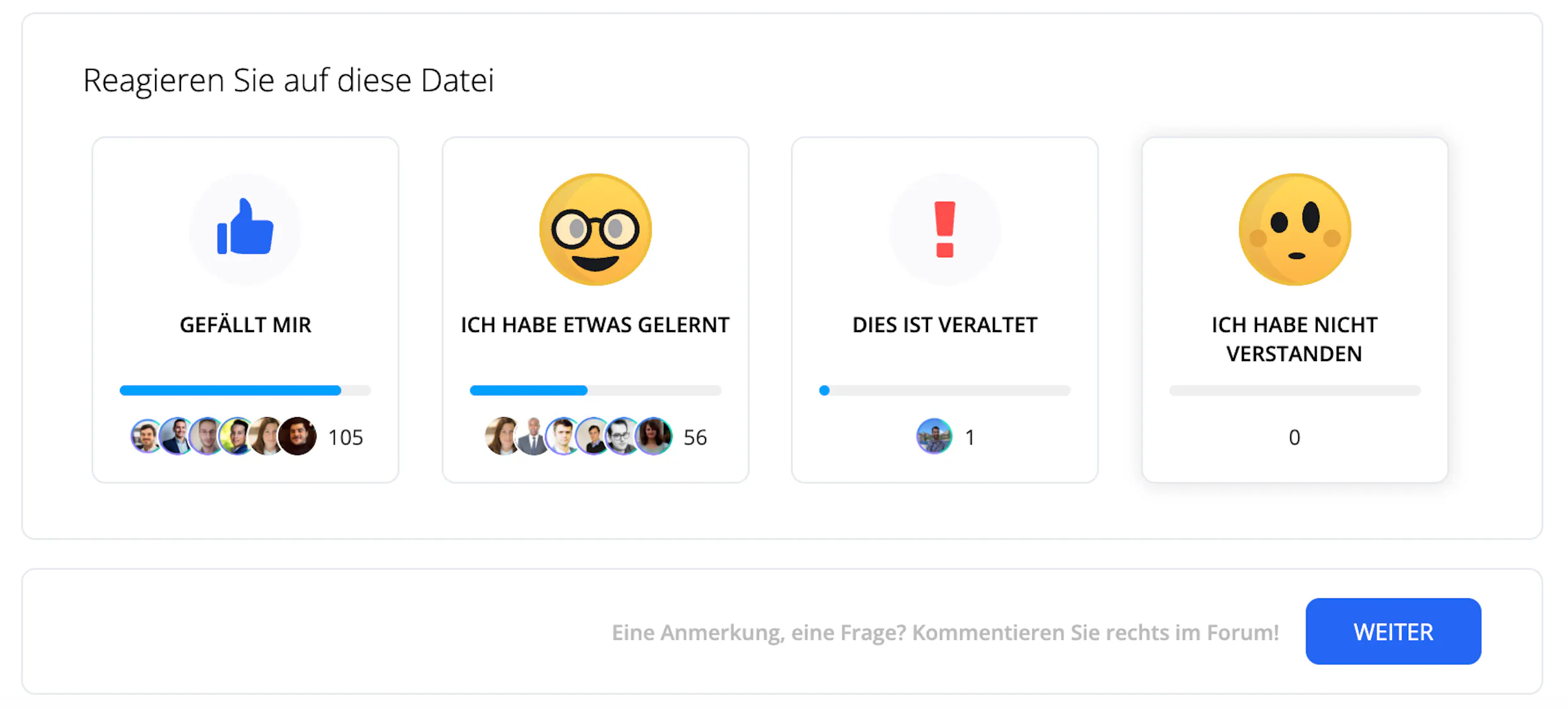 Blended Learning Feedback der Lernenden | 360Learning