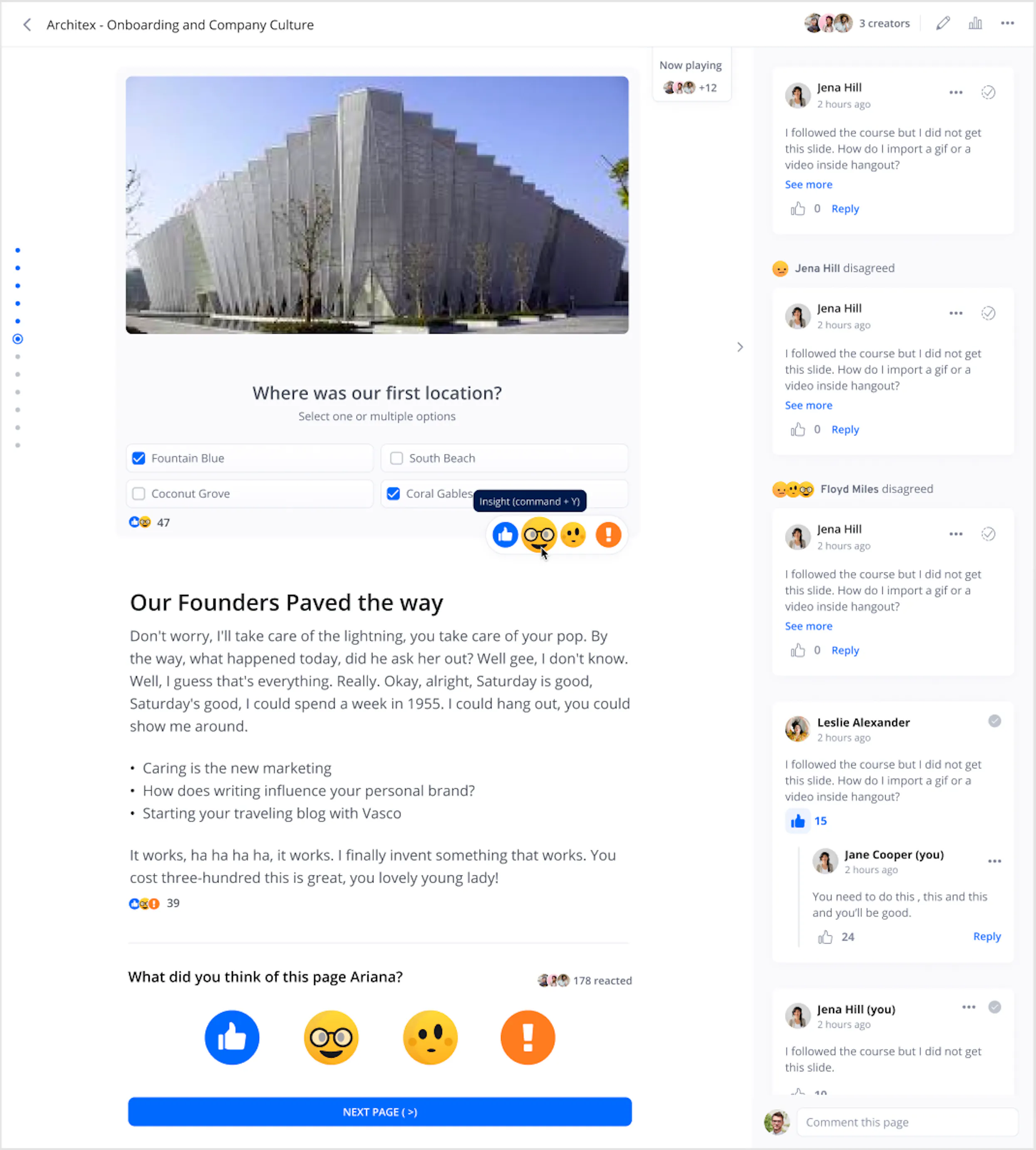 360Learning Single Pages