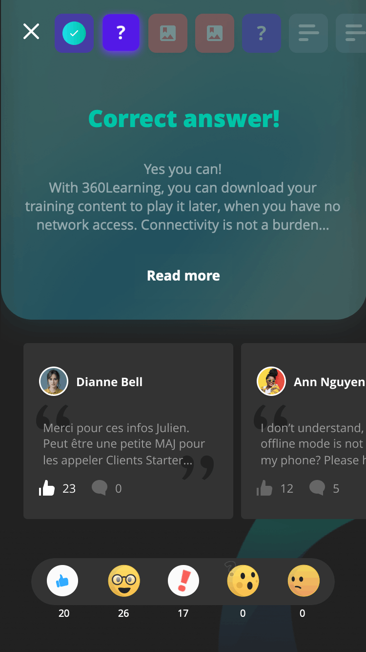 mobile training example gif
