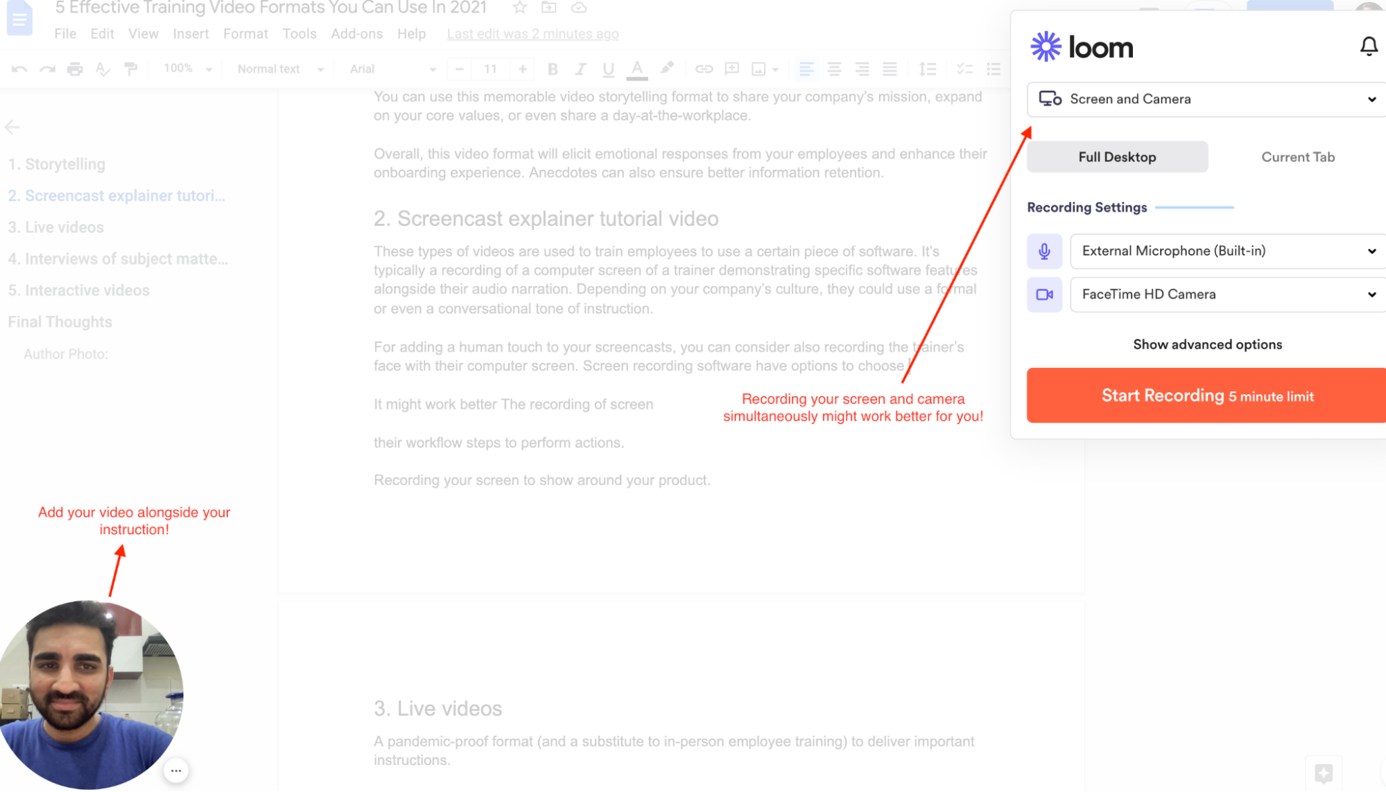 How to Create Effective Training Videos: 5 Formats and Examples