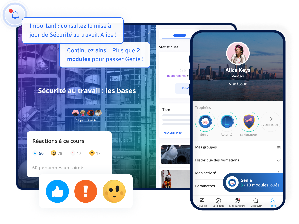 Formation réglementaire - Expérience apprenant