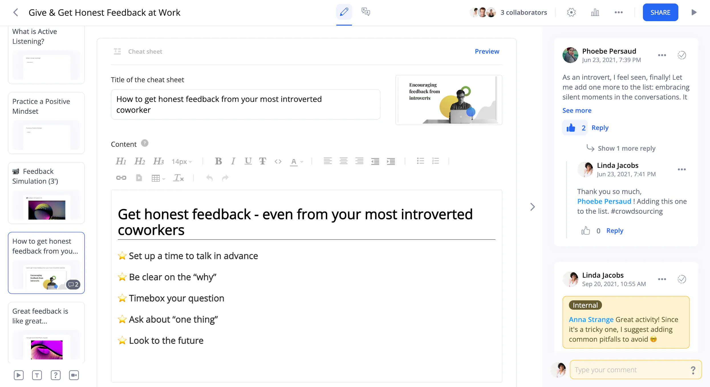 Discussion forum