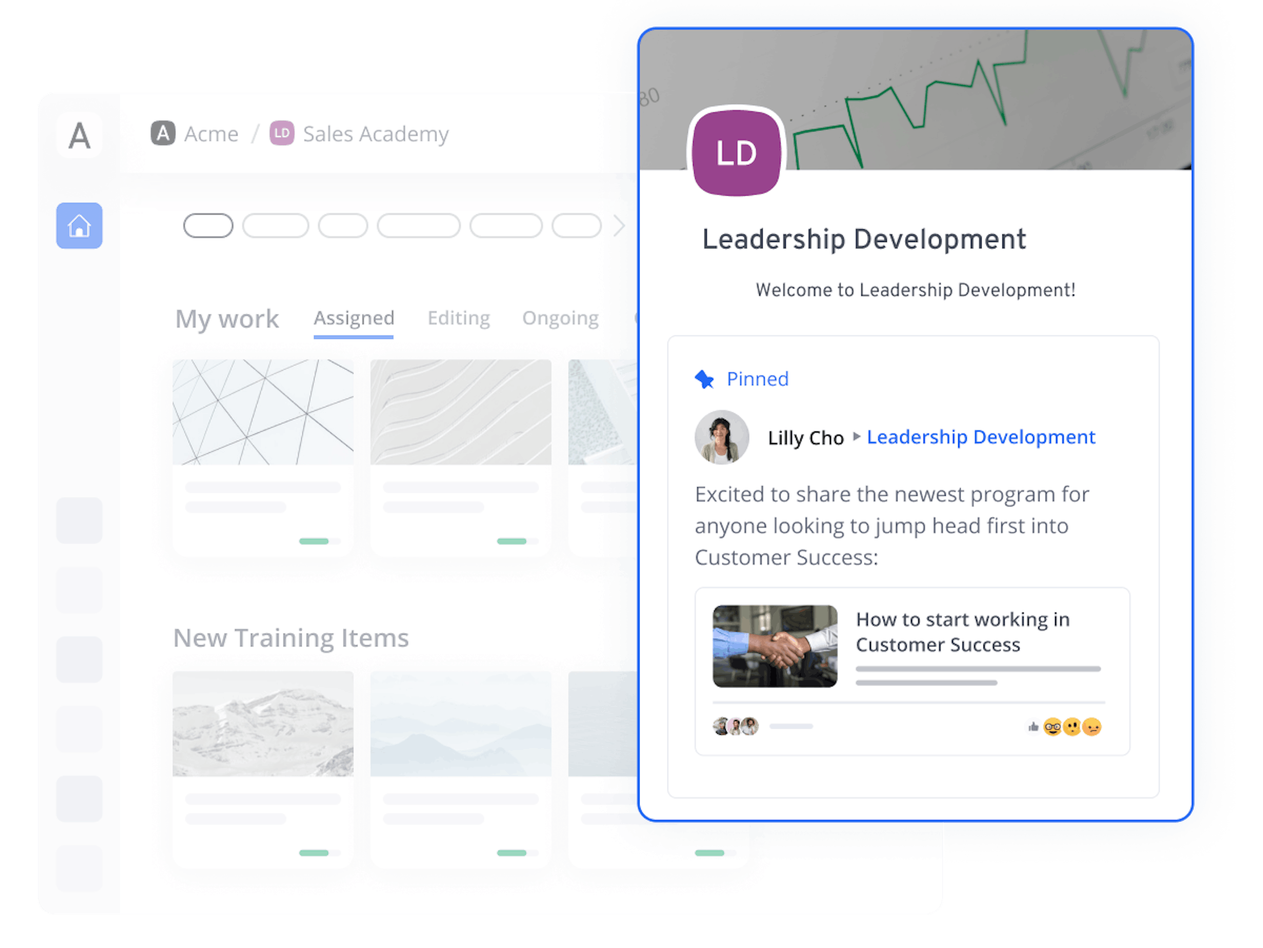 Plans de carrière et de compétences grâce a notre LXP