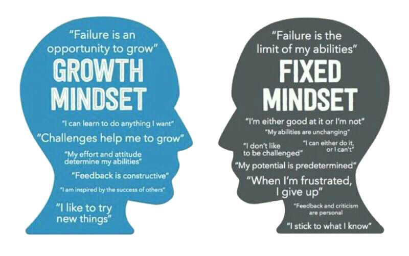 A learner's mindset is like a growth mindset