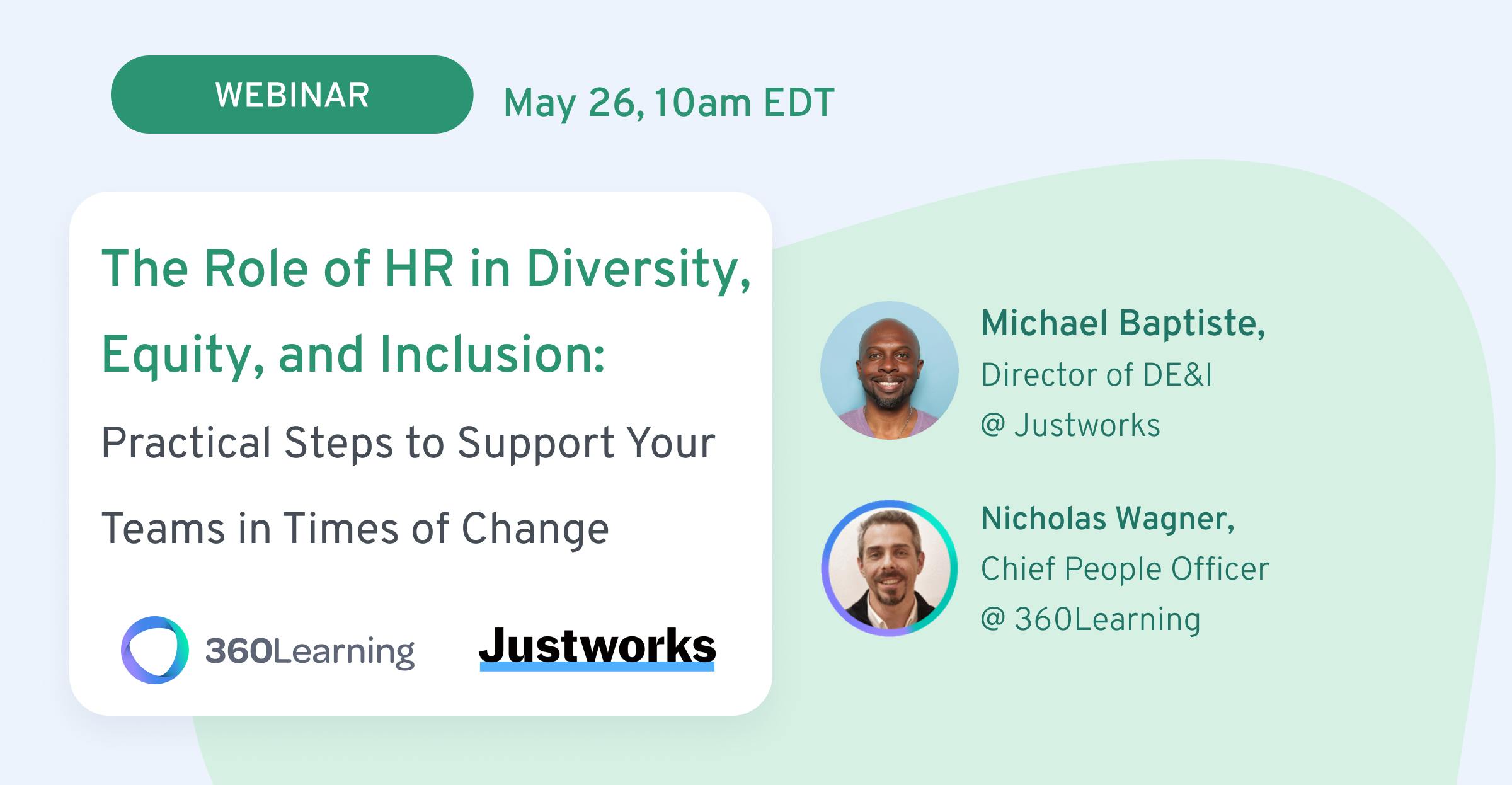 The role of HR in diversity, equity, and inclusion webinar CTA