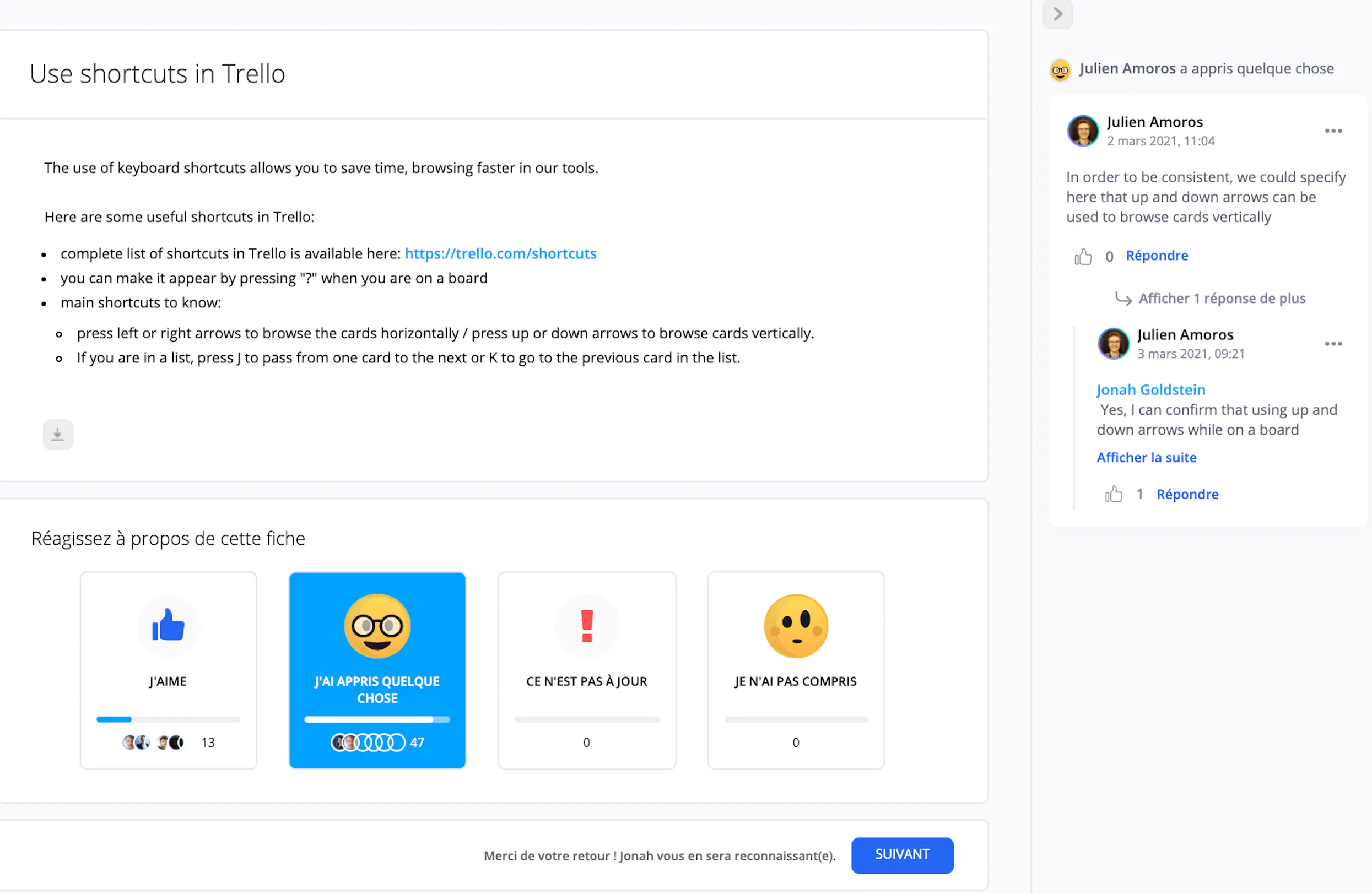Online onboarding discussions