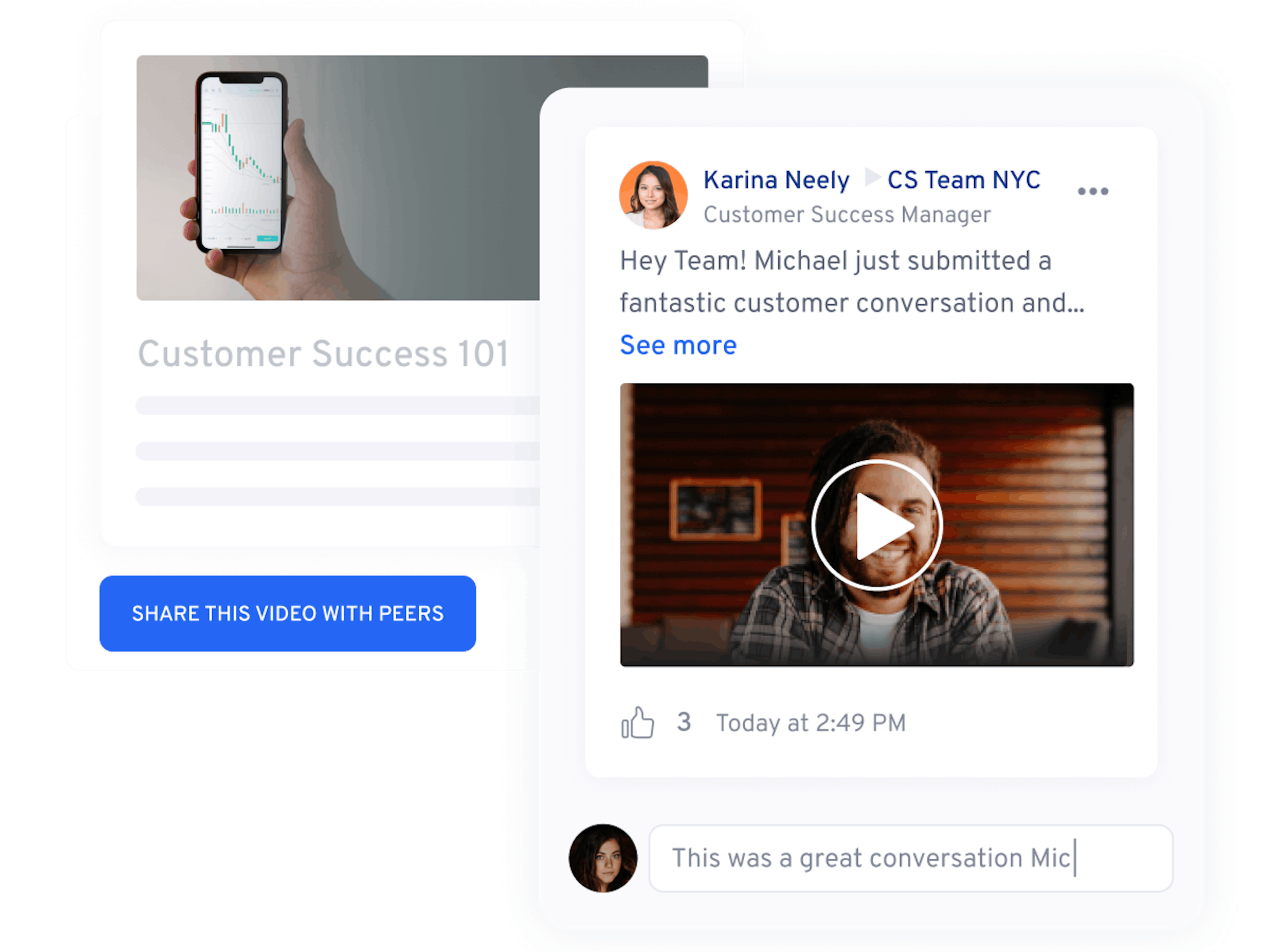 360Learning’s employee coaching solutions help teams share knowledge with peers