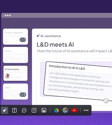 Création de cours et collaborative learning assistés par l’IA