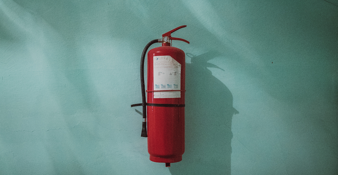 fire extinguisher representing preventing employee burnout