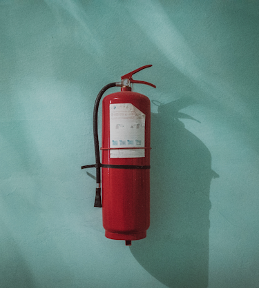 fire extinguisher representing preventing employee burnout