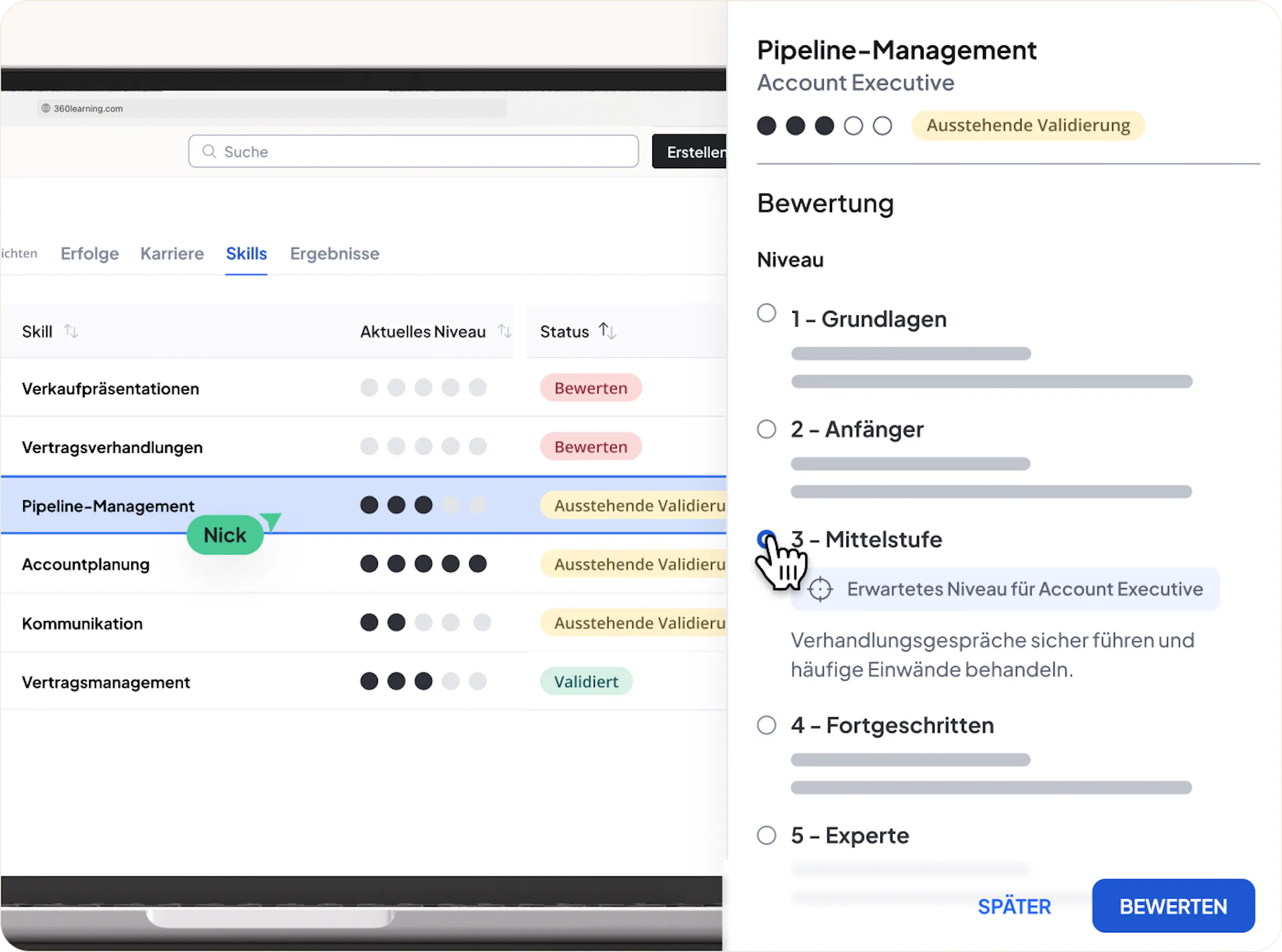 Evaluierung Skills 360Learning