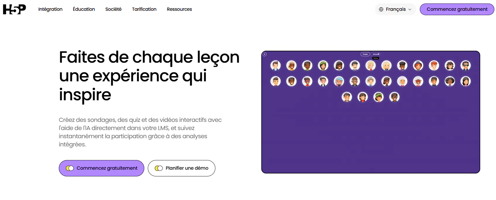 homepage H5P