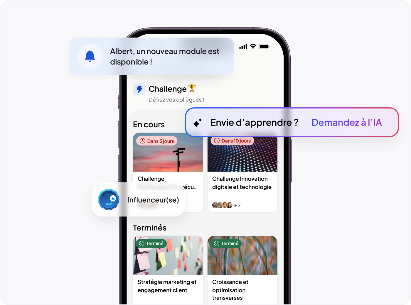 Expérience apprenant unique