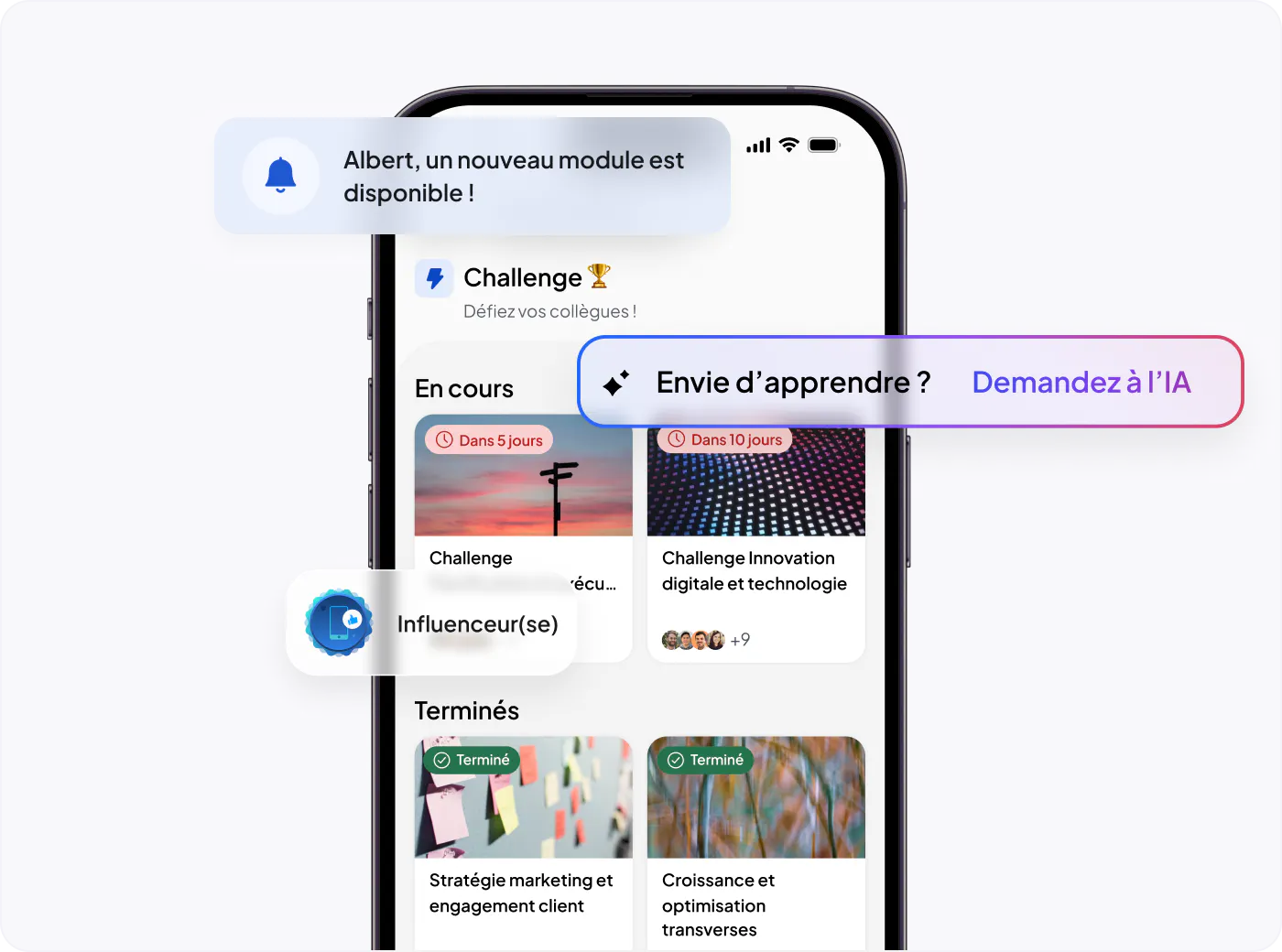 Expérience apprenant unique