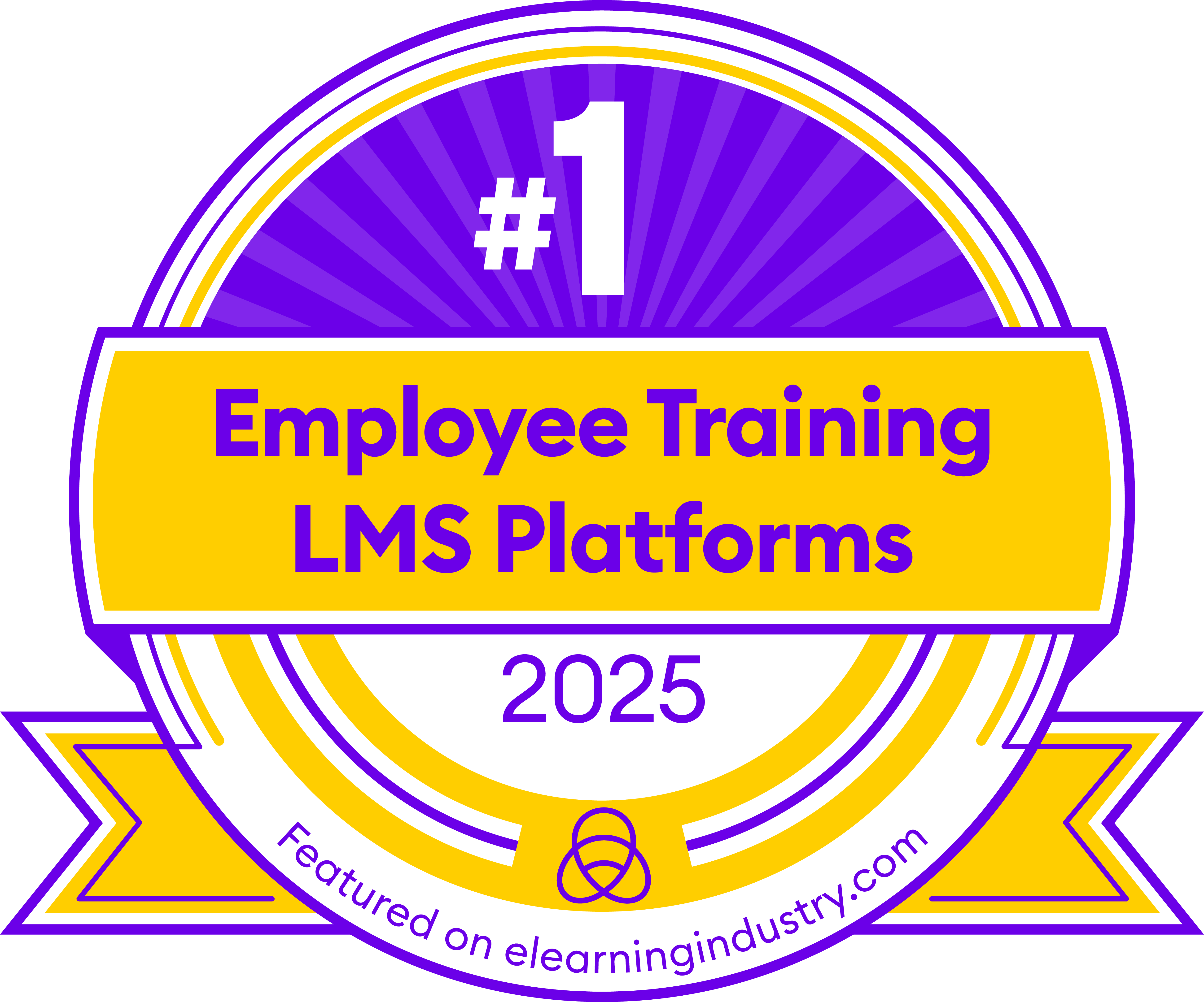 e learning industry #1 employee training lms platforms - 2025
